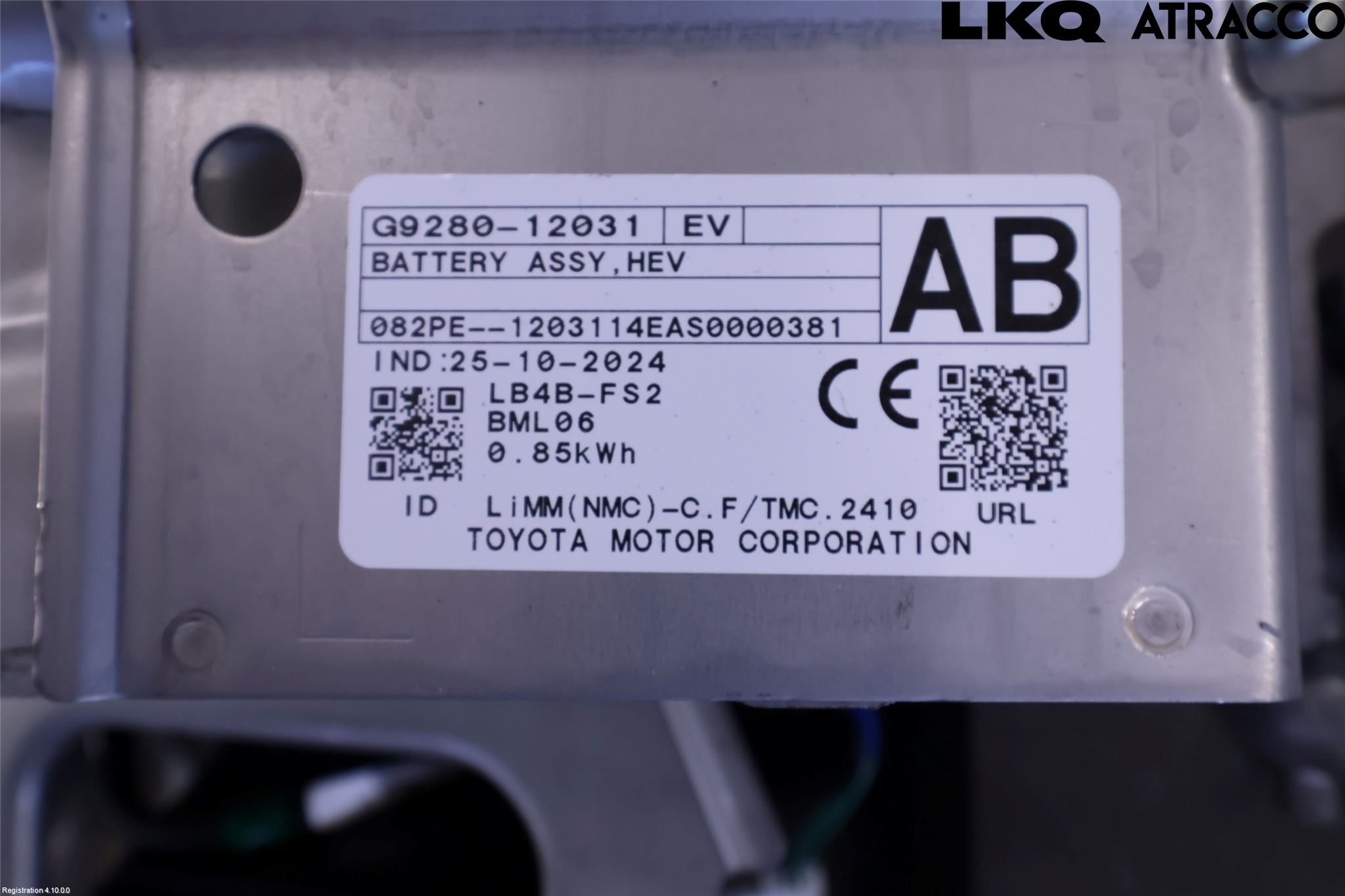 Toyota C-HR 24- Batteri Högspänning