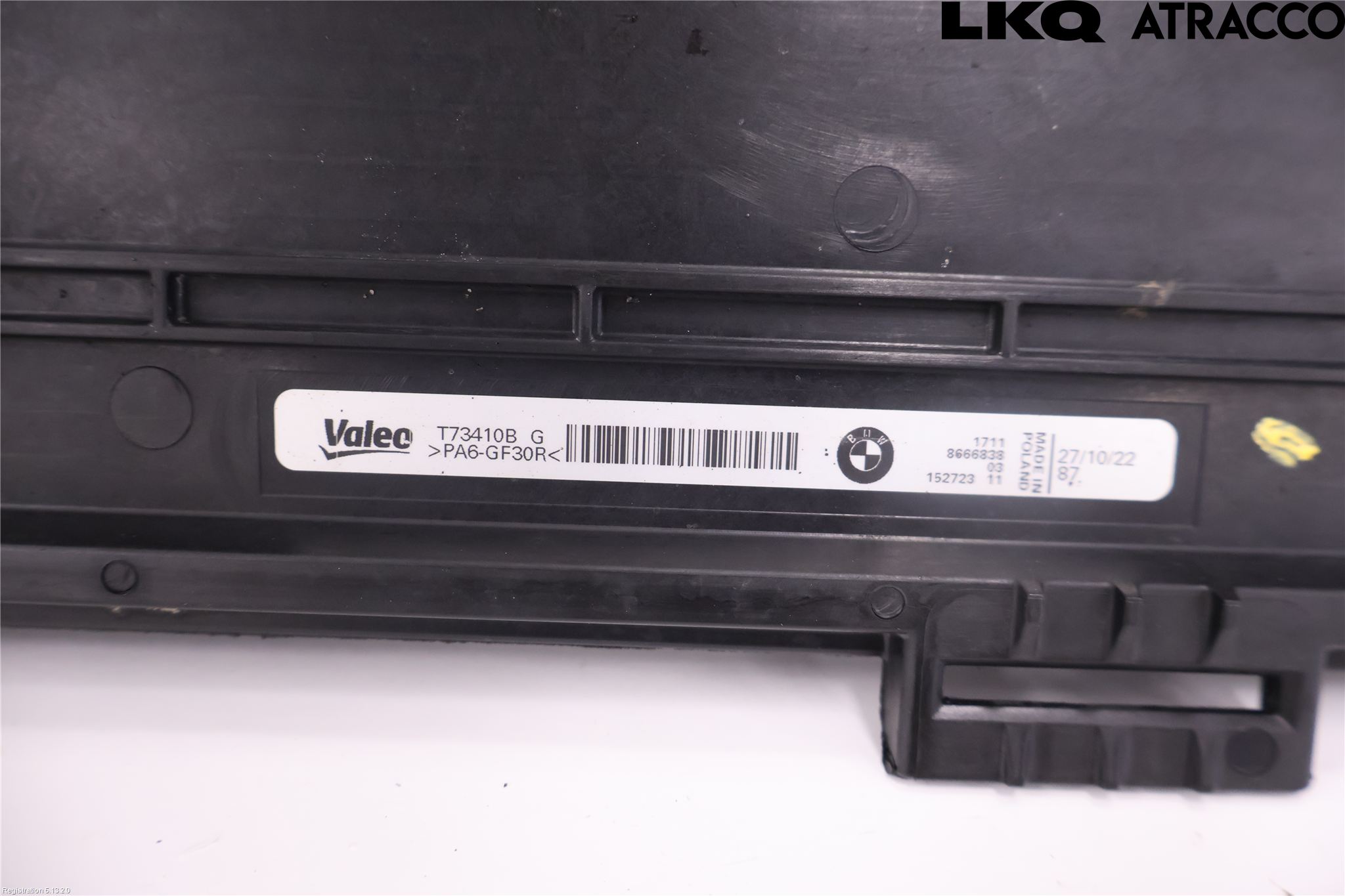 BMW 3 G20/G21/G80/G81 19- Kylarfäste-Ram-Balk