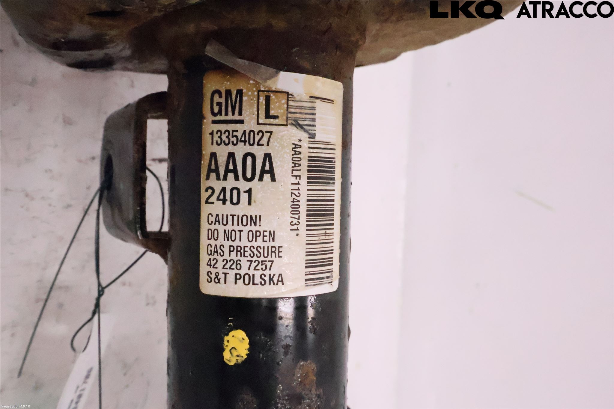 Opel ASTRA J 10-15 Fjäderben Fram Vänster