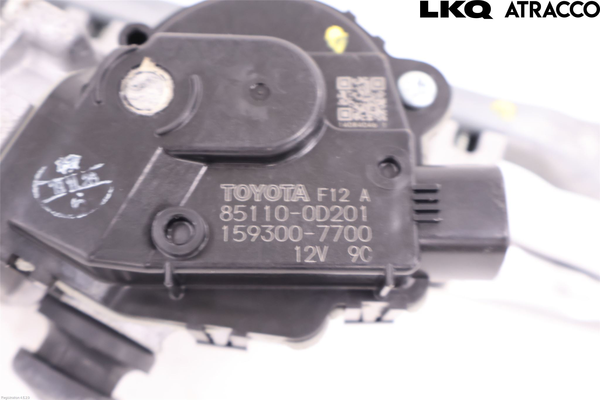 Toyota YARIS XP130 15-20 Torkarmotor Vindruta