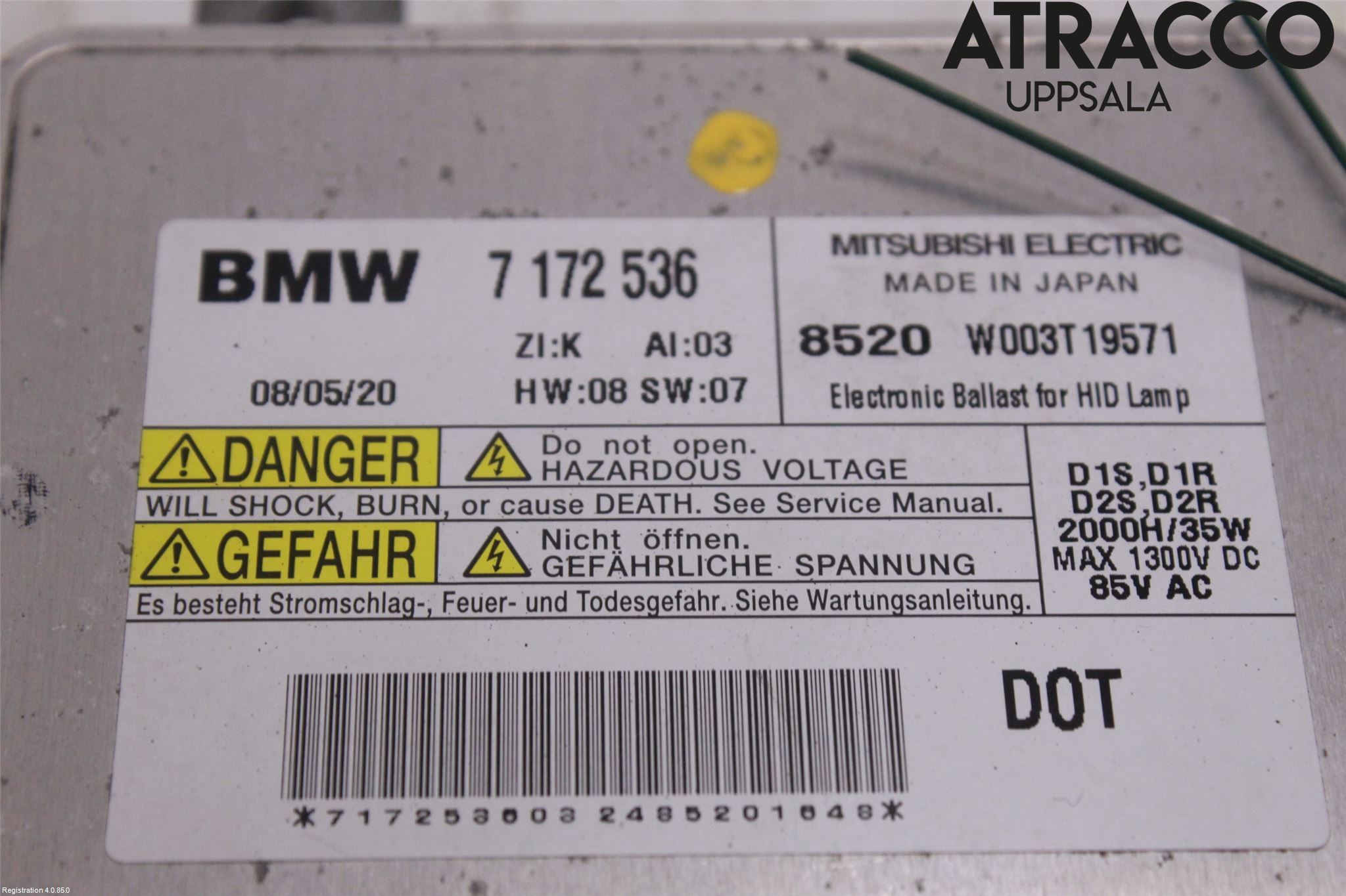 BMW 3 E90/91 SED/TOU 05-12 Styrenhet Strålkastare