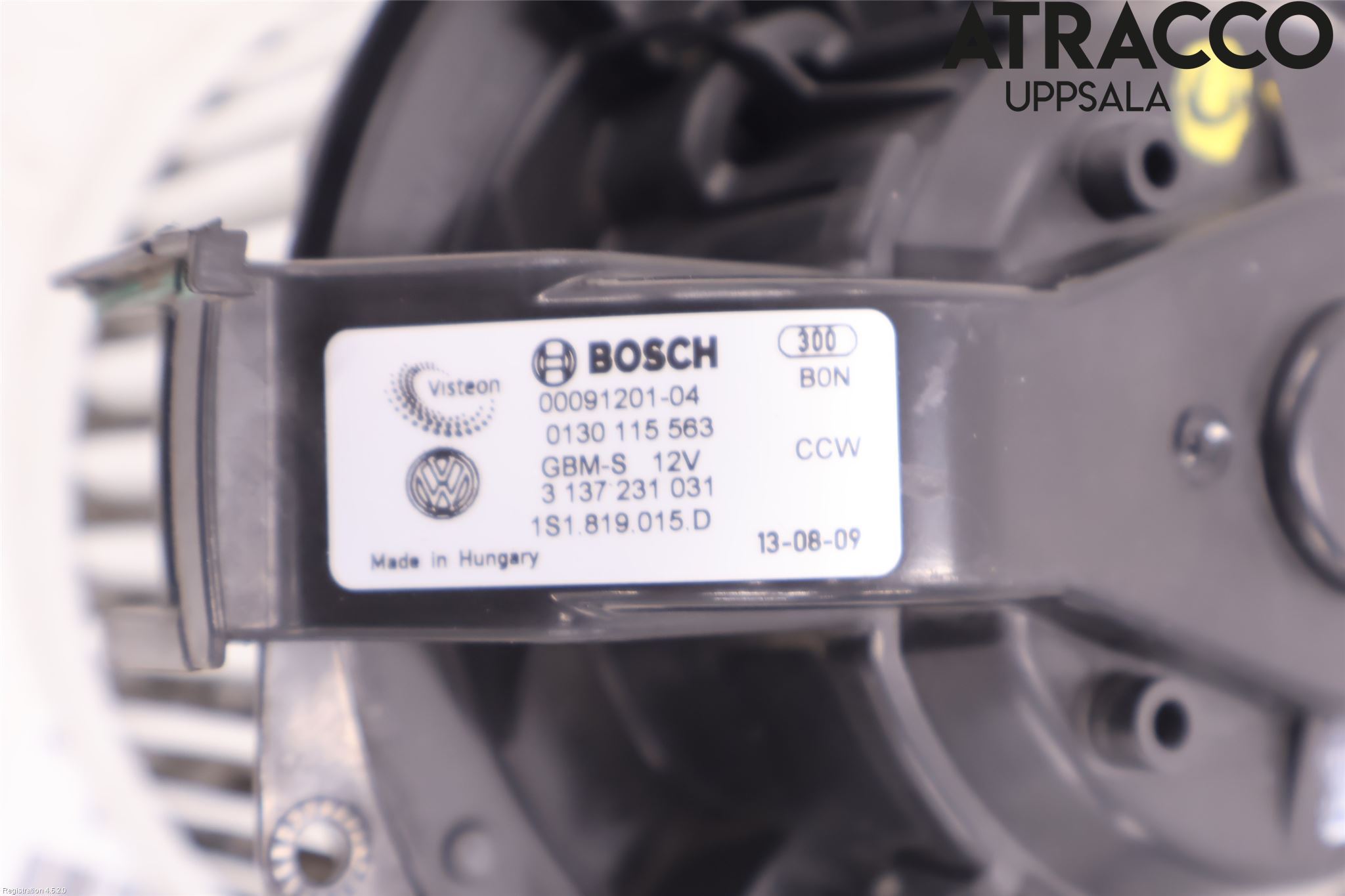 Volkswagen VW UP! / E-UP! Värmefläkt