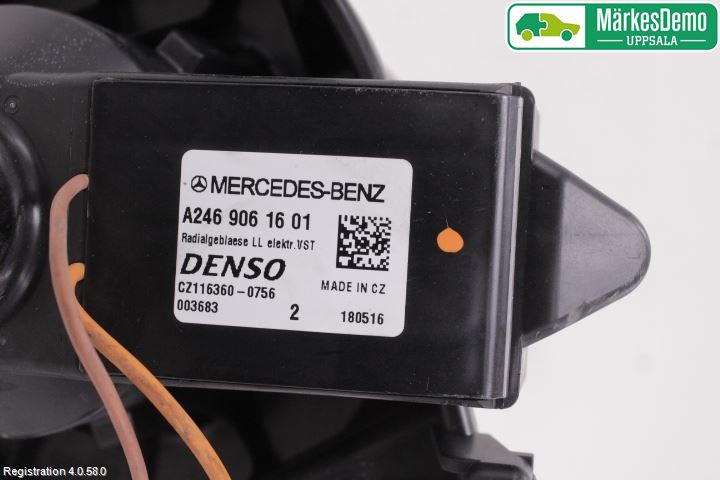 Mercedes-Benz MB A-KLASS (W176) 13-18 Värmefläkt