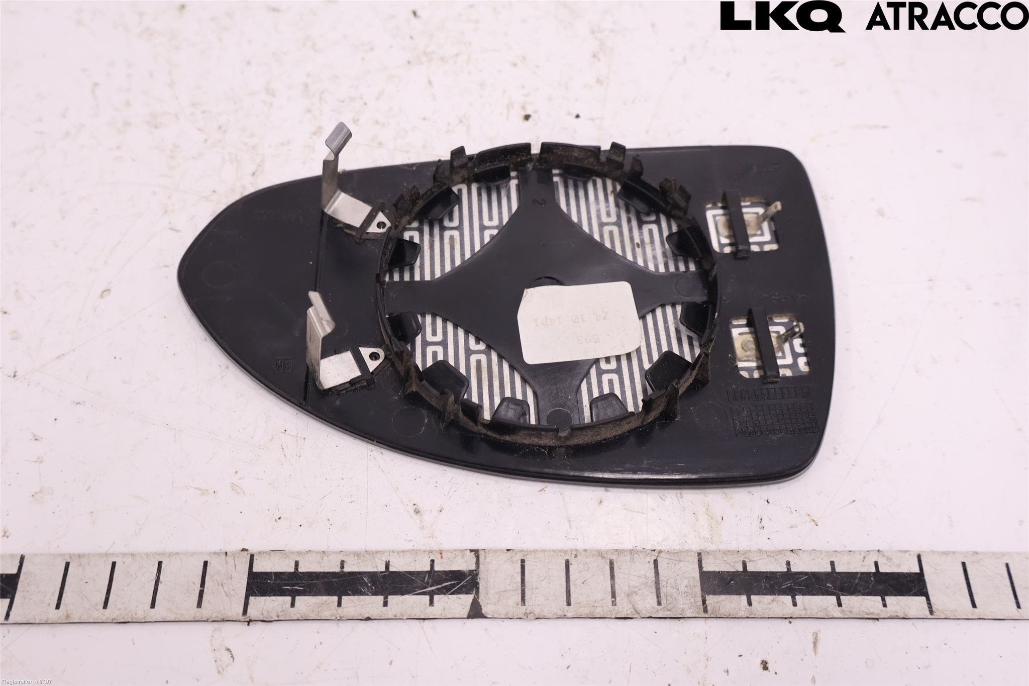 Opel CORSA D 07-14 Spegelglas Vä