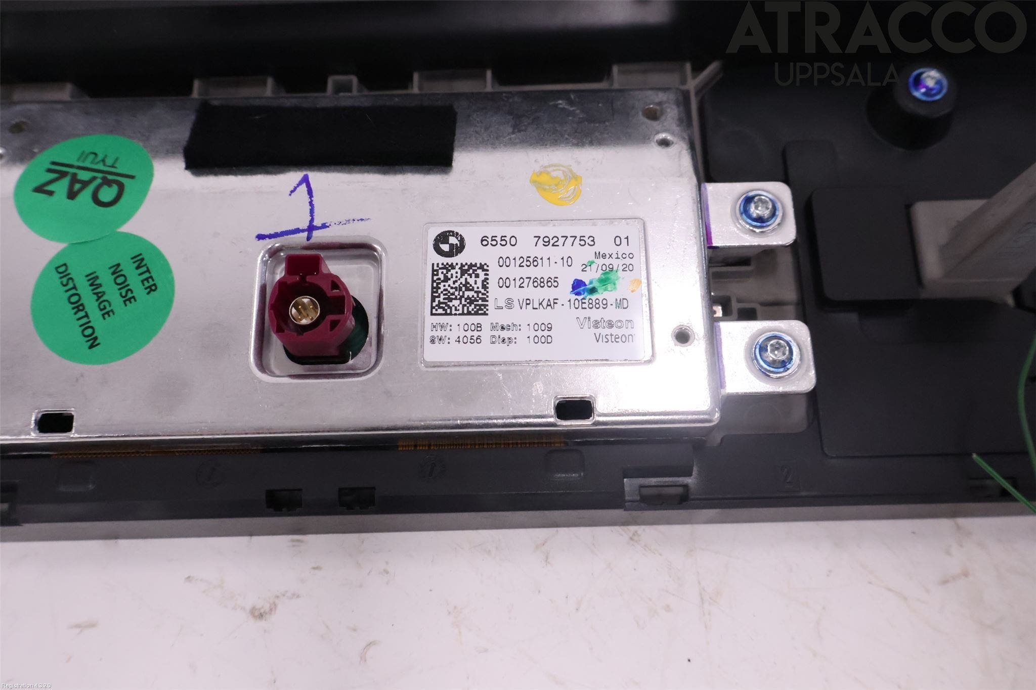 BMW 3 G20/G21/G80/G81 19- Bildskärm