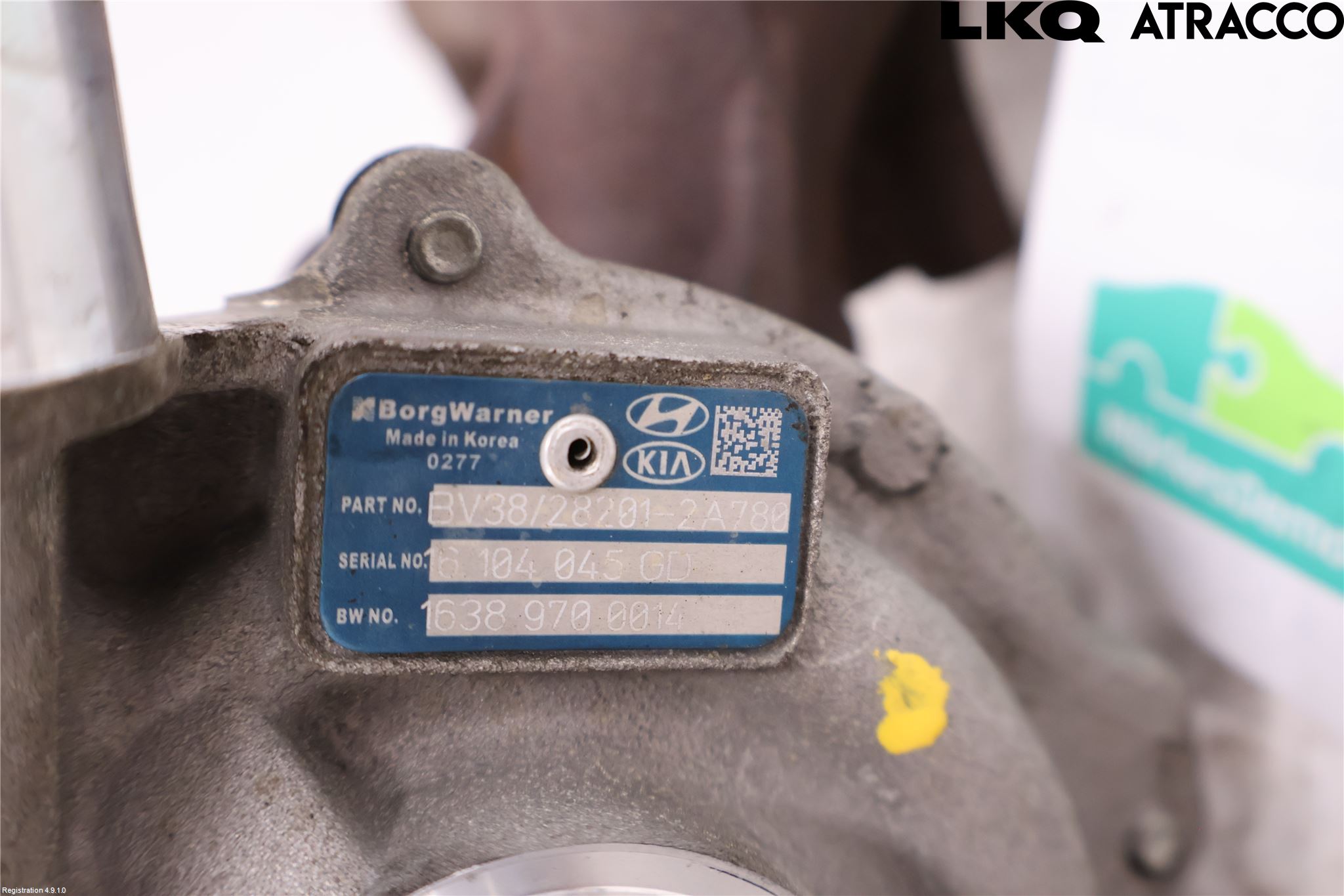 Kia CEED 12-18 Turboaggregat