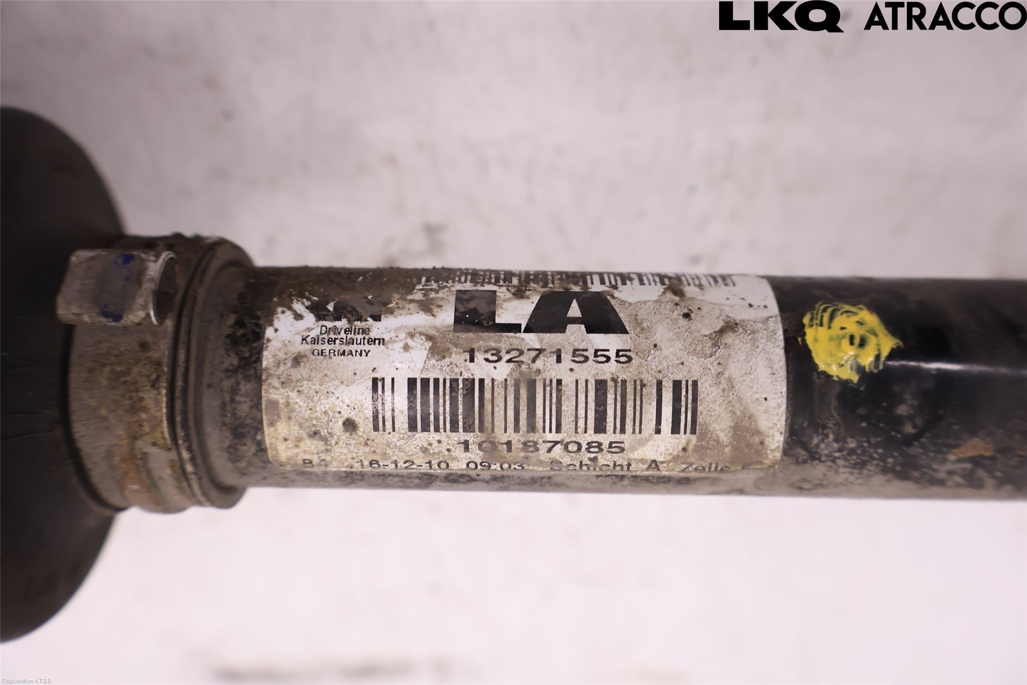 Opel ASTRA J 10-15 Drivaxel Fram Vänster