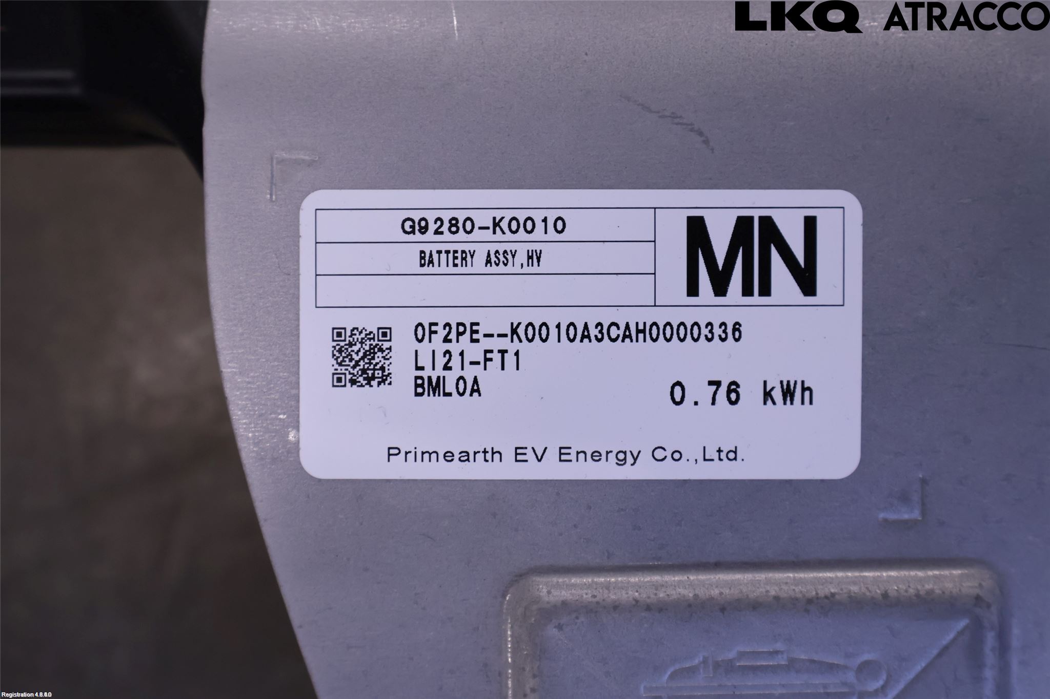 Toyota YARIS XP21 20- Batteri Högspänning