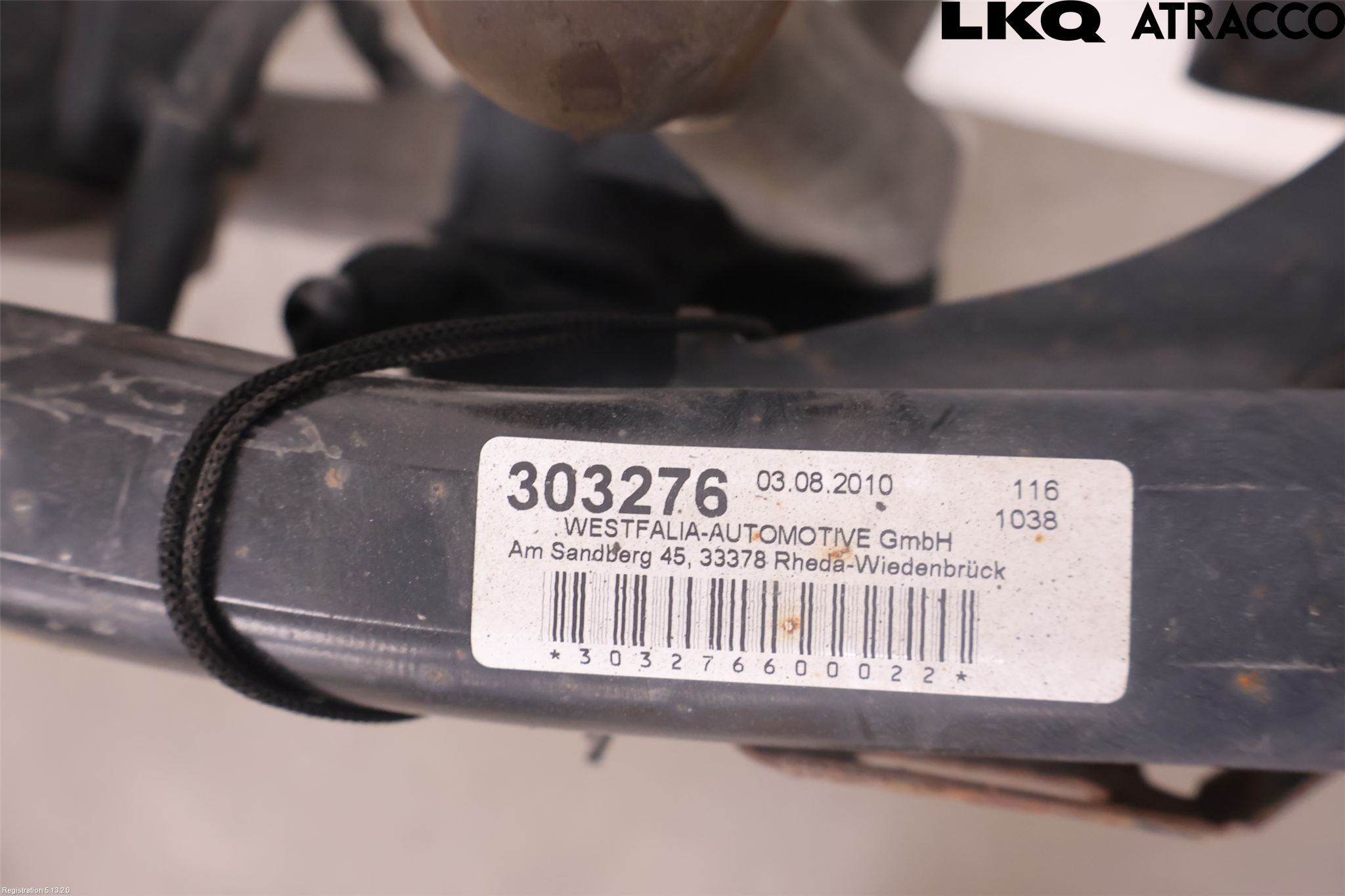 BMW 5 F10/F11/F18 09-17 Dragkrok