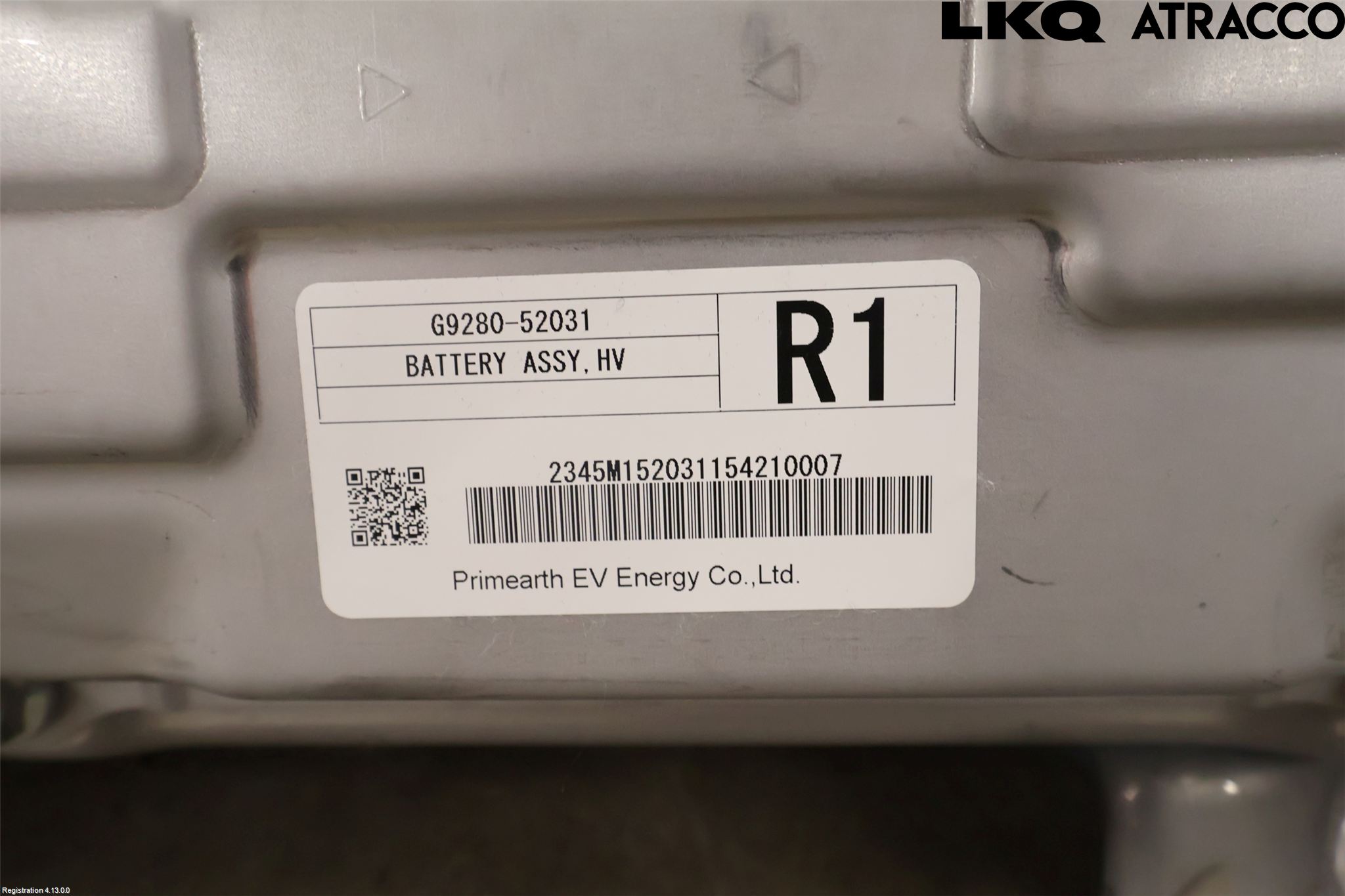 Toyota YARIS XP130 15-20 Batteri Högspänning