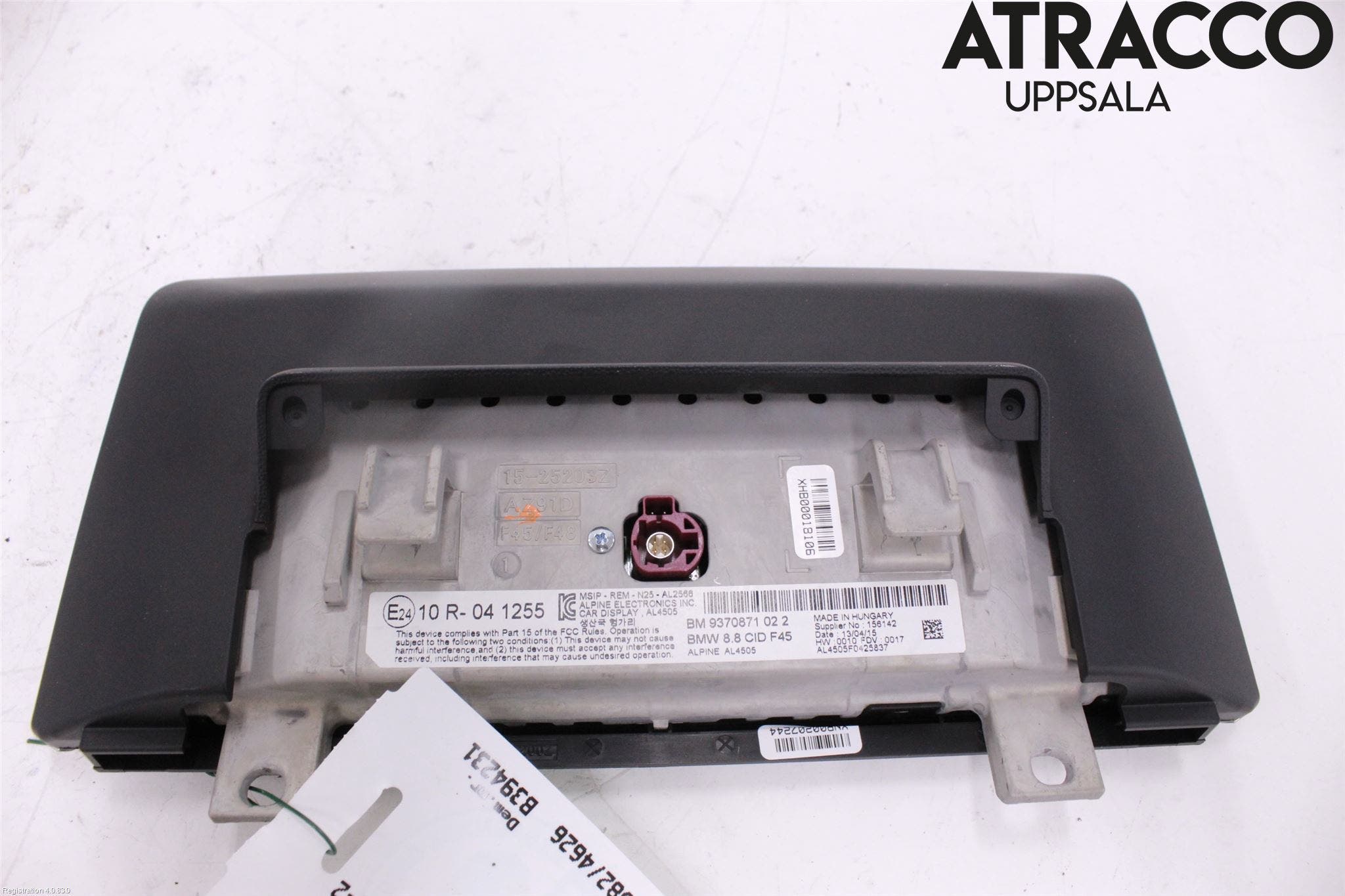 BMW 2 F45 Active Tourer 14-21 Bildskärm