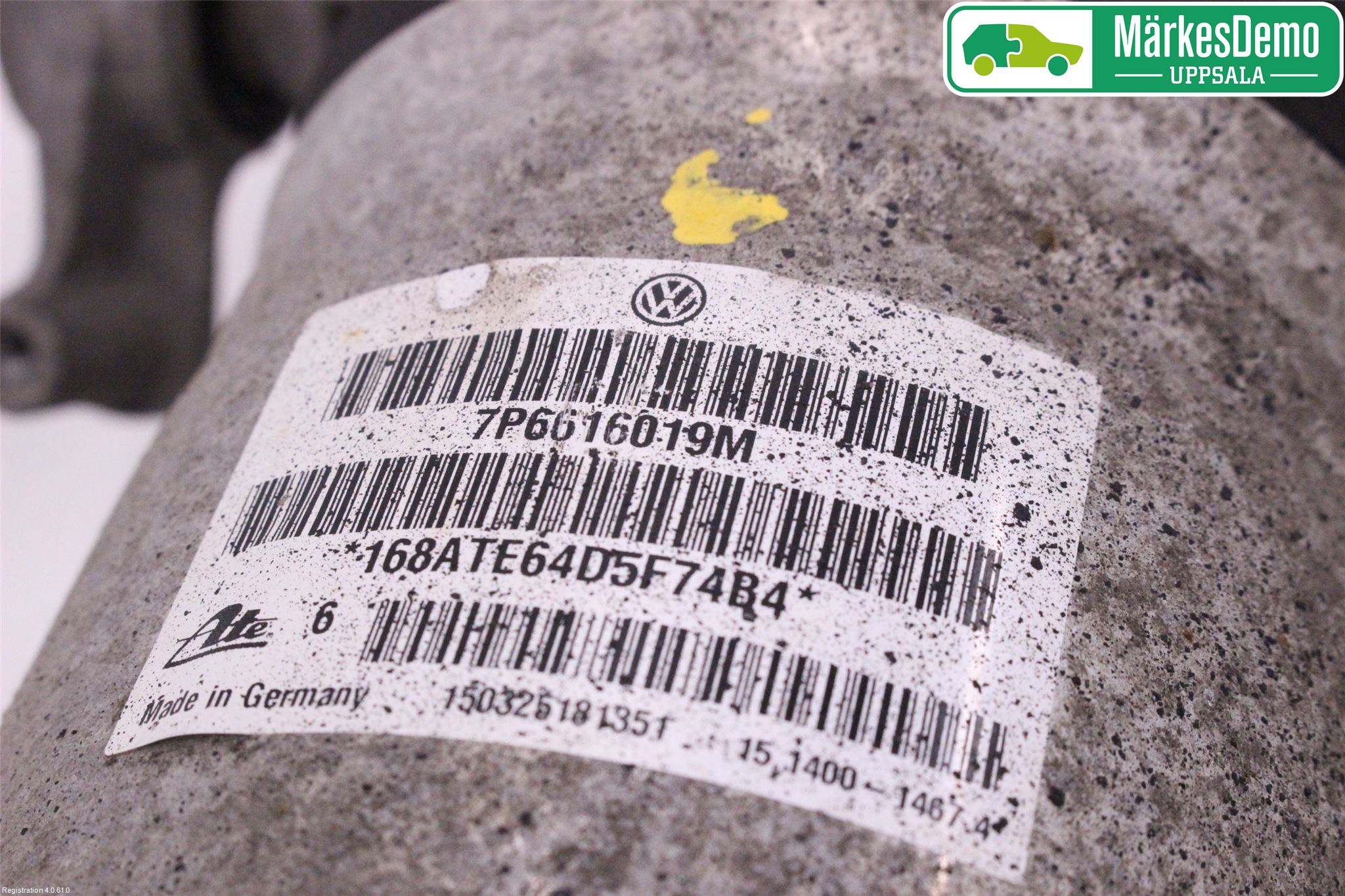 Volkswagen VW TOUAREG 7P 11-18 Fjäderben Bak Vänster