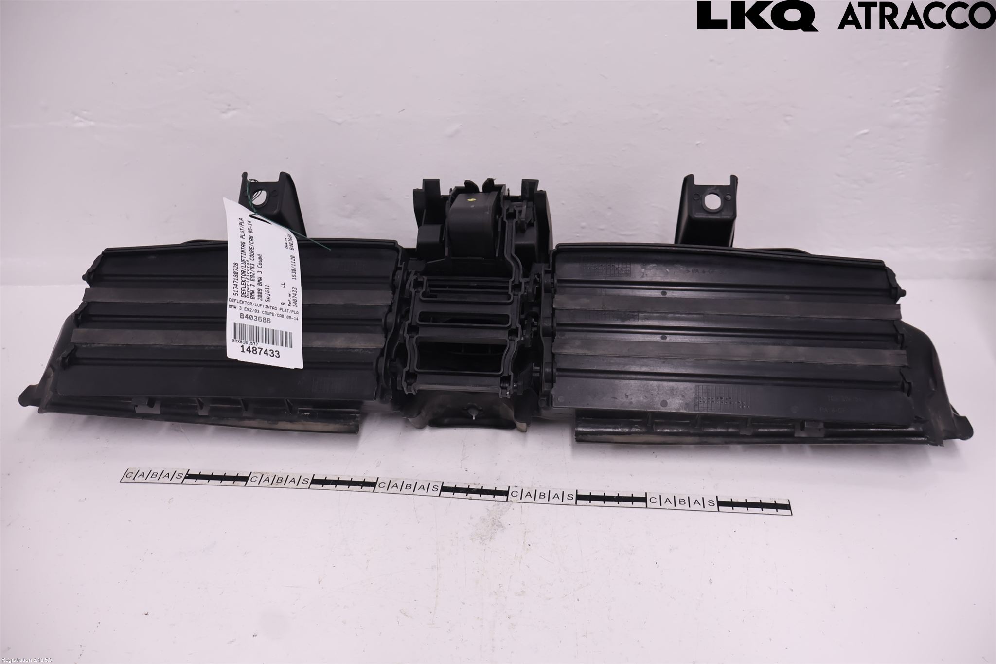 BMW 3 E92/93 Coupé/Cab 05-14 Deflektor Plåt-Plast Kylning