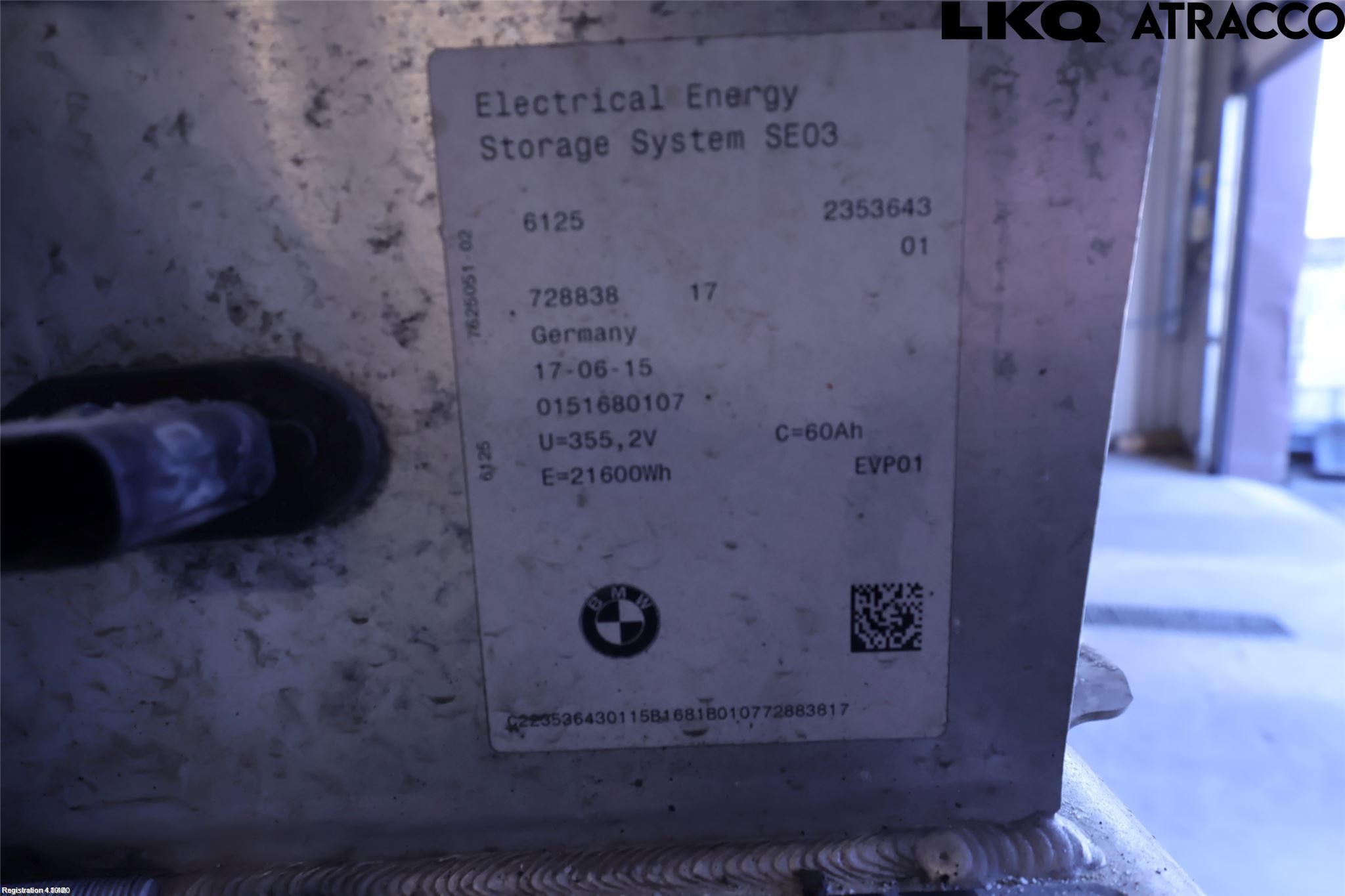 BMW i3 I01 13-22 Batteri Högspänning