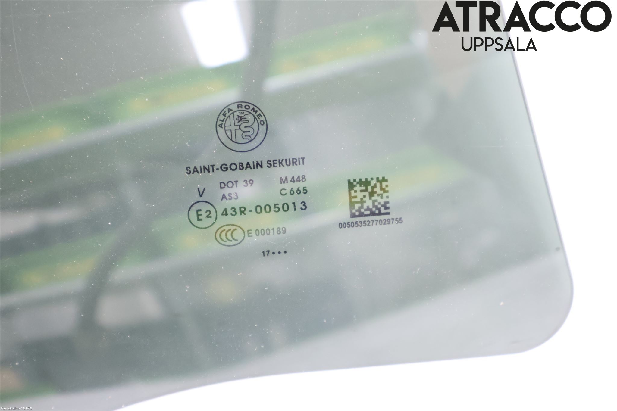 Alfa STELVIO 17- Dörruta Bak Höger