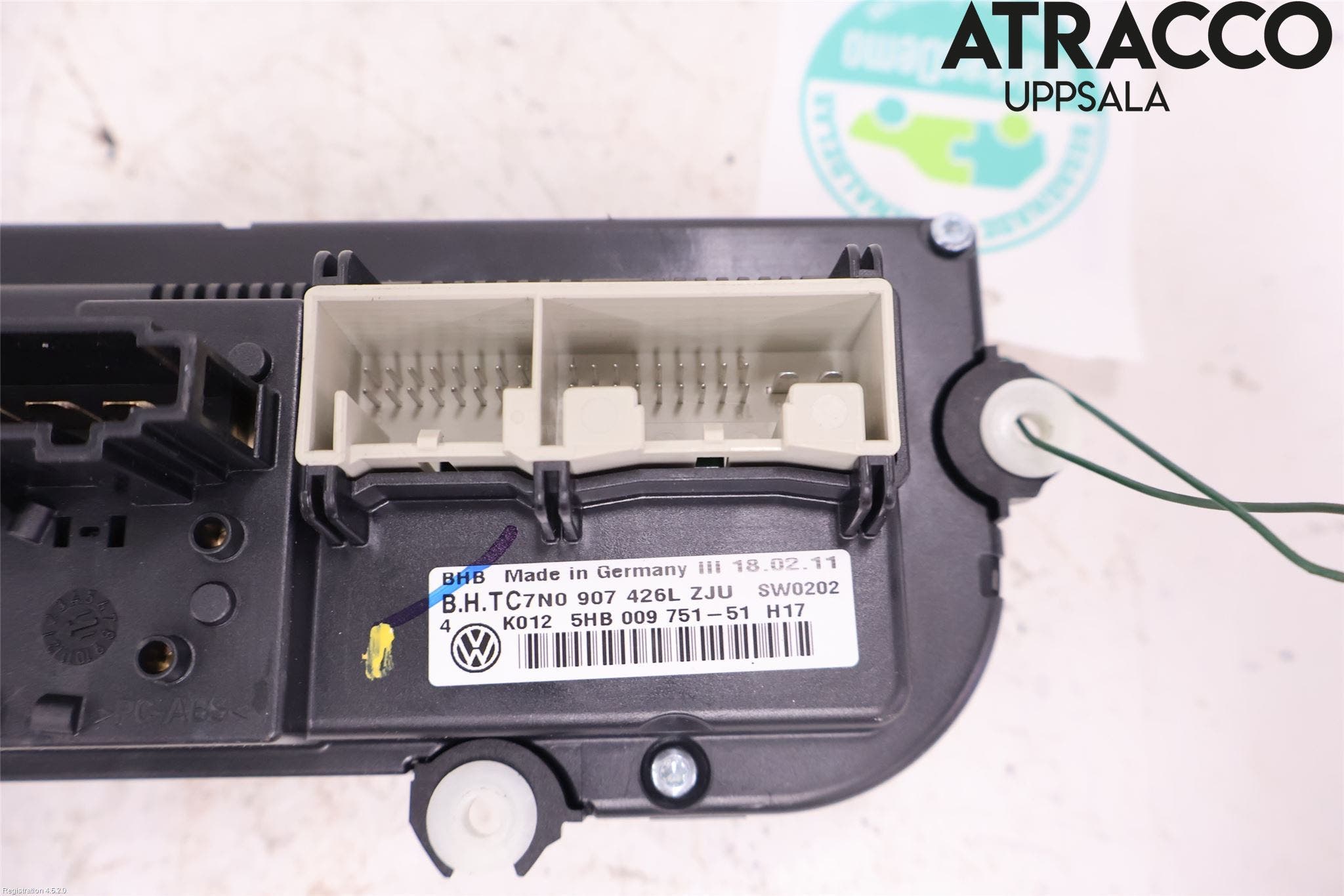 Volkswagen VW GOLF VI 09-13 Ac Styrenhet Ac Manöveren