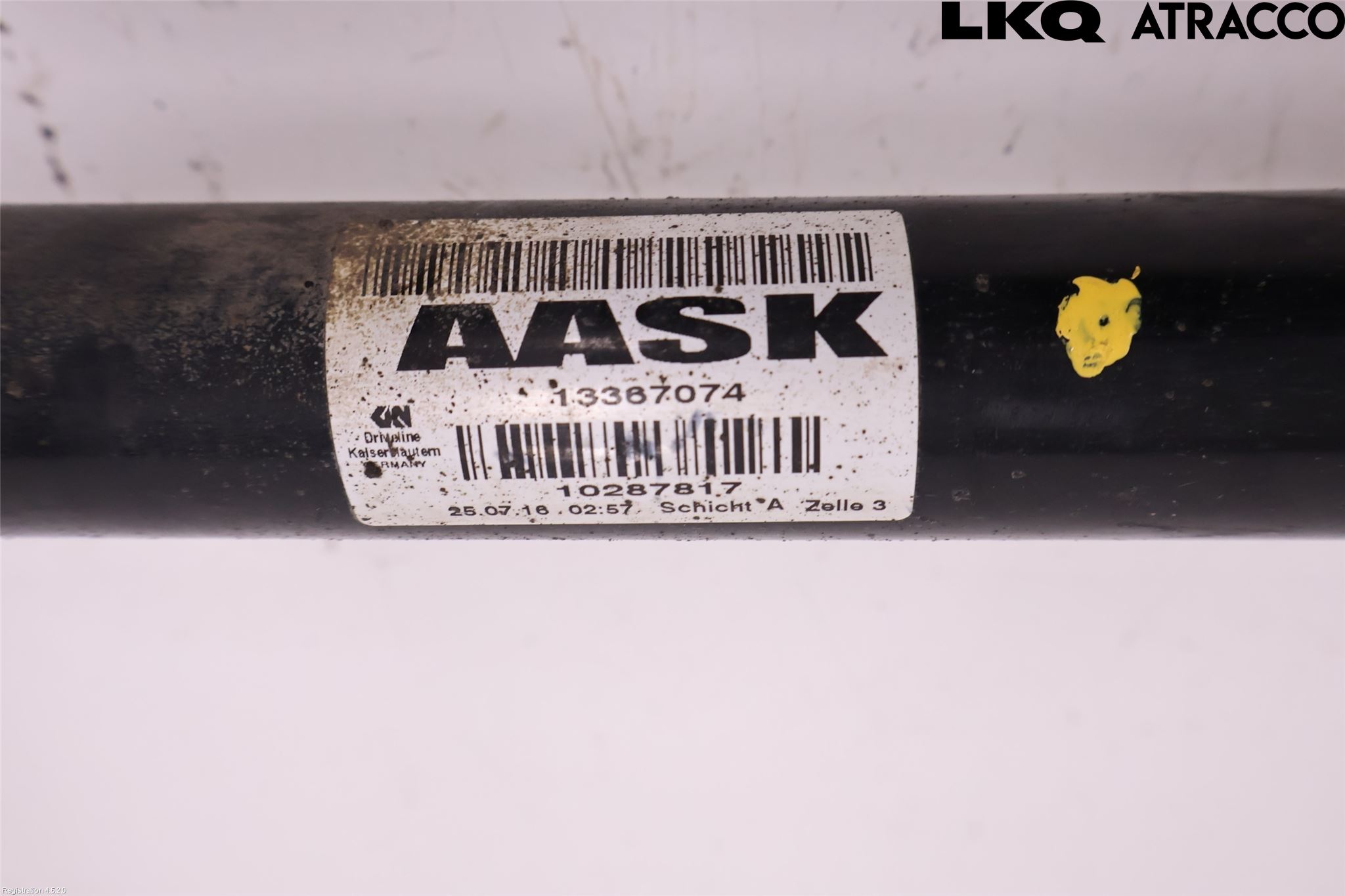 Opel ASTRA K 16-22 Drivaxel Fram Höger