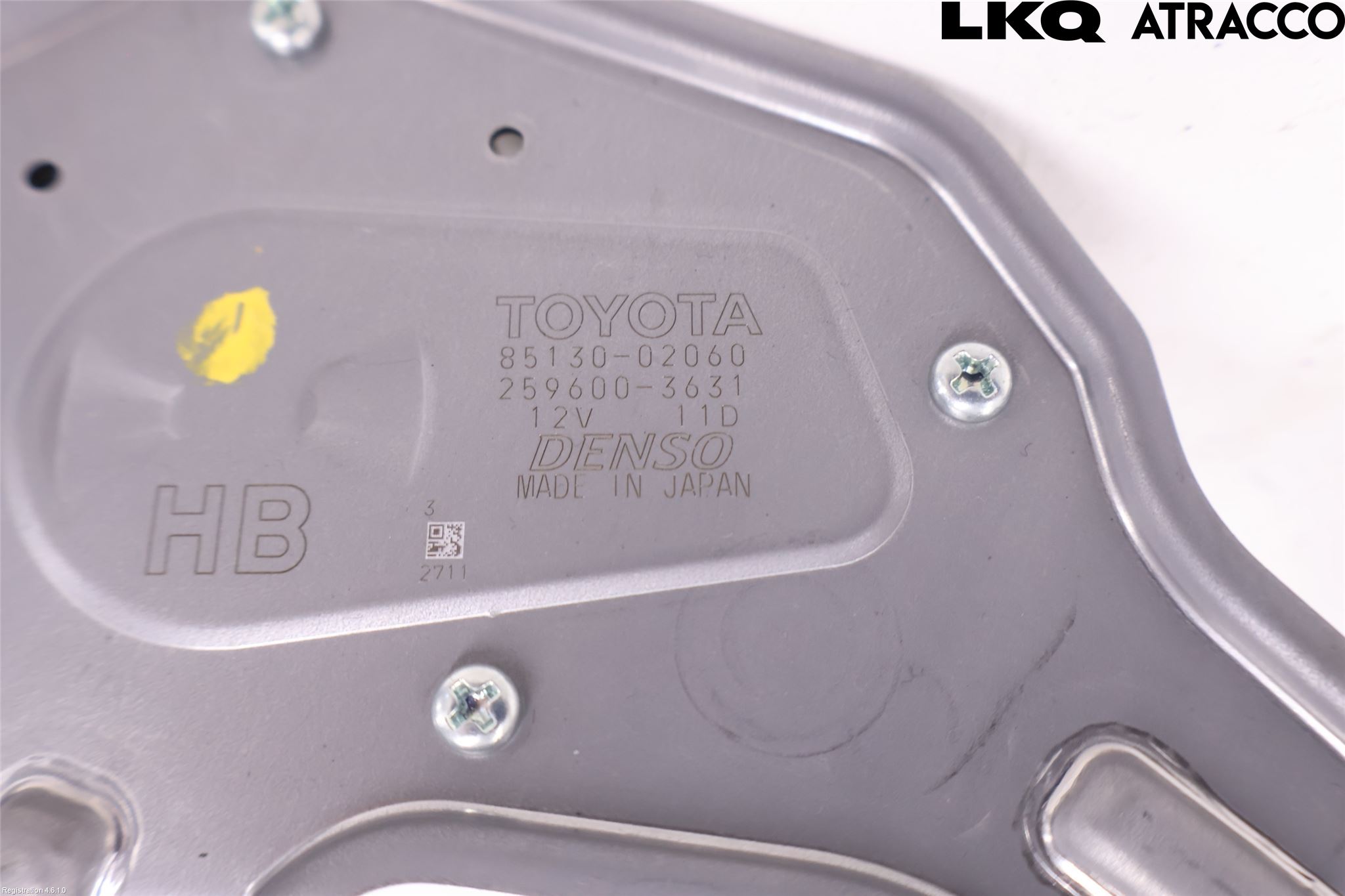 Toyota COROLLA 19- Torkarmotor Baklucka