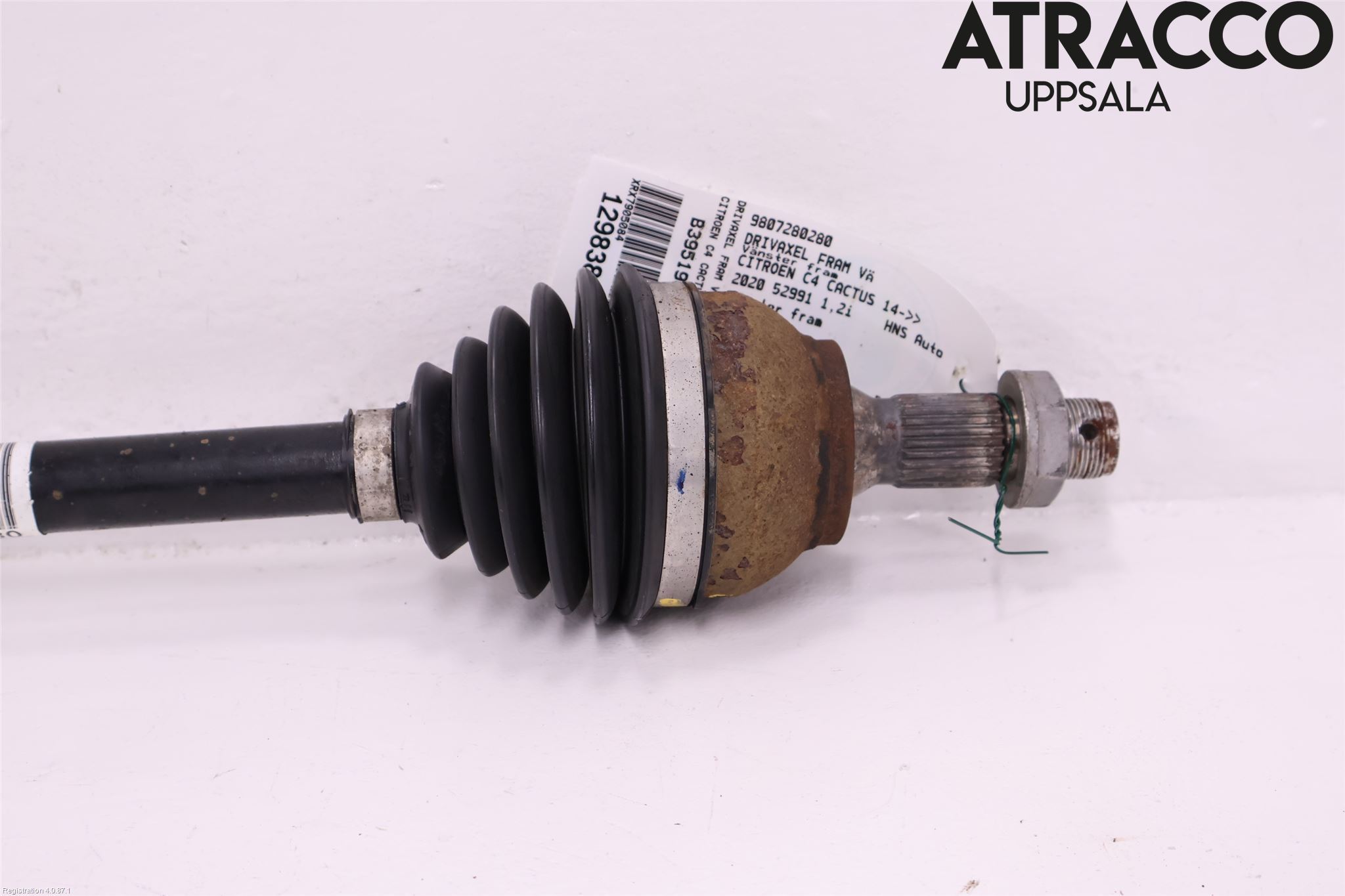 Citroen C4 CACTUS 14-20 Drivaxel Fram Vänster