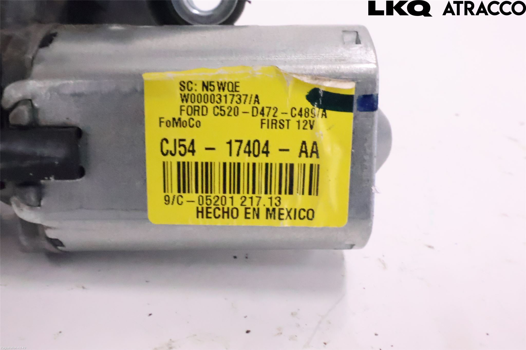 Ford KUGA 13-16 Torkarmotor Baklucka