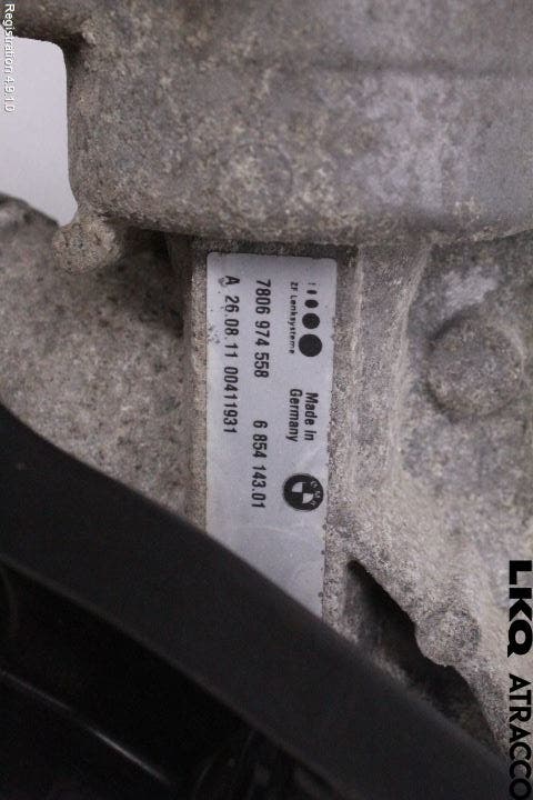 BMW 5 F10/F11/F18 09-17 Styrväxel-Snäcka Elektrisk