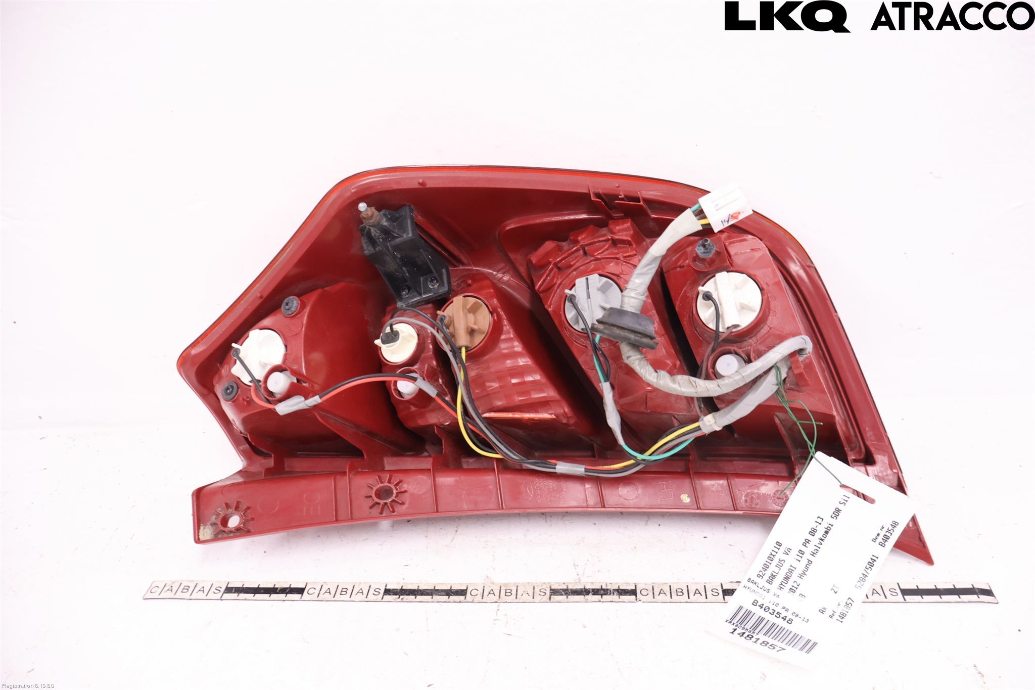 Hyundai i10 PA 08-13 Bakljus Vänster