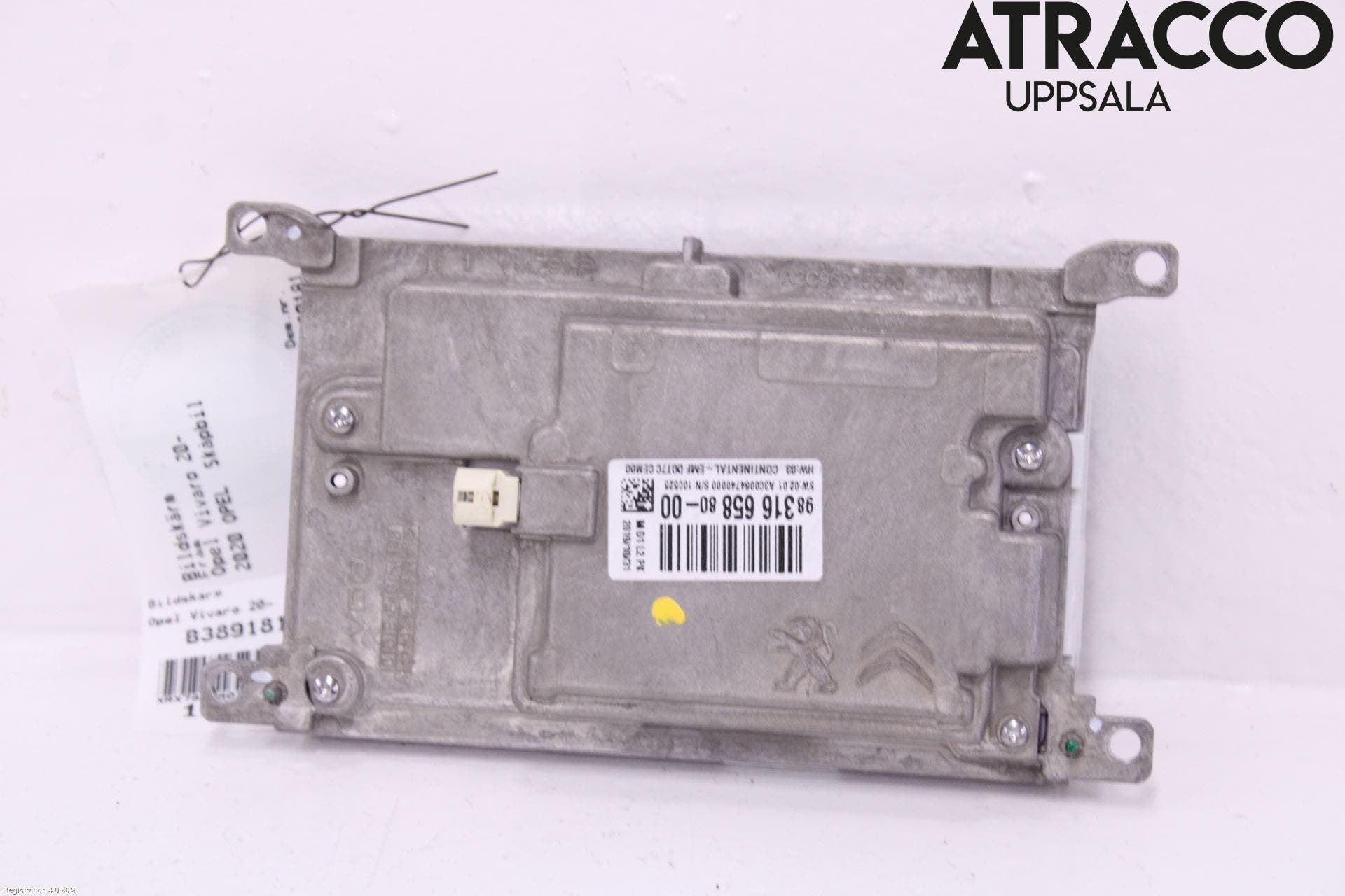 Opel VIVARO 20- Bildskärm