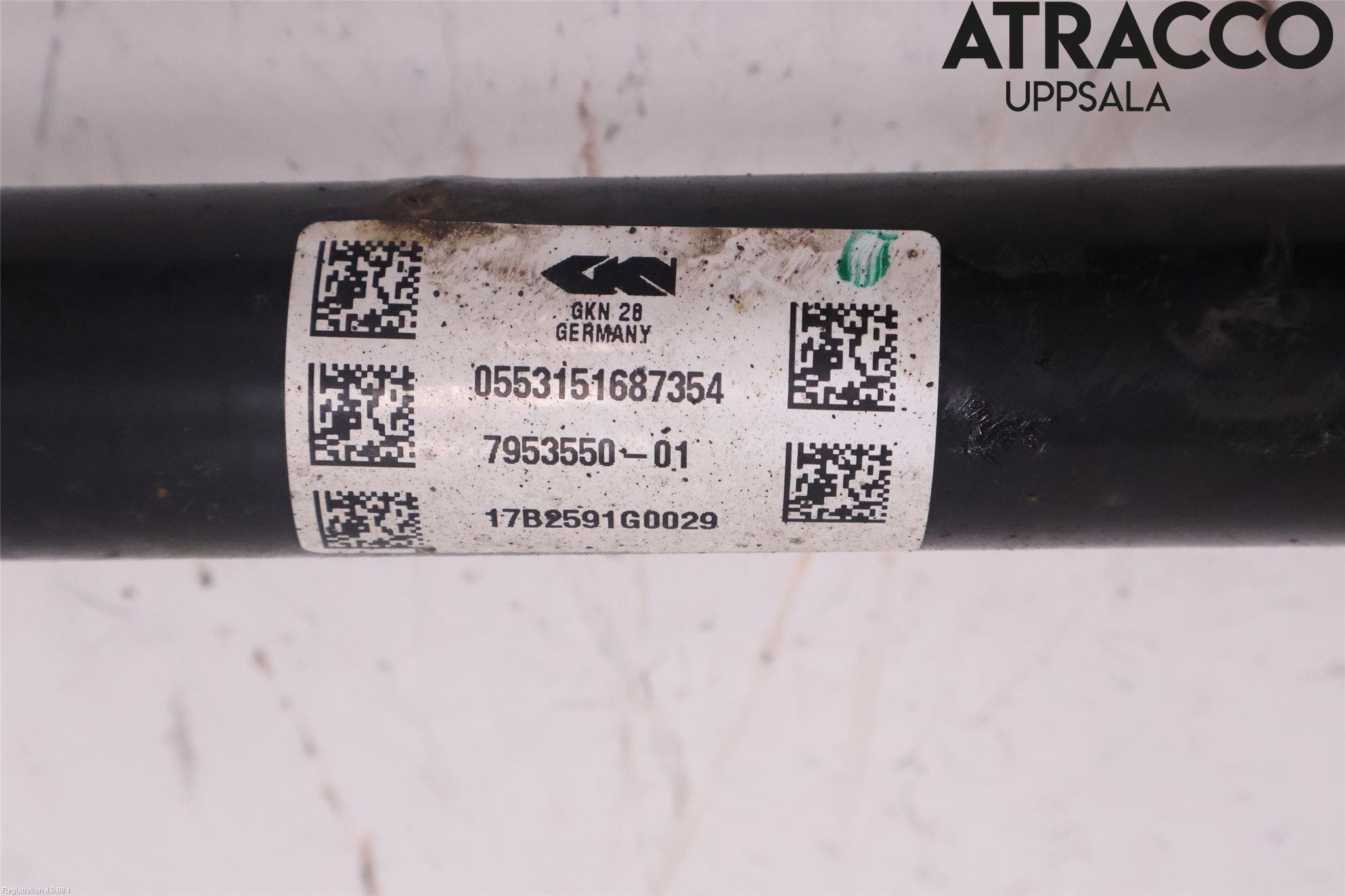 BMW X3 G01 18- Drivaxel Bak Höger