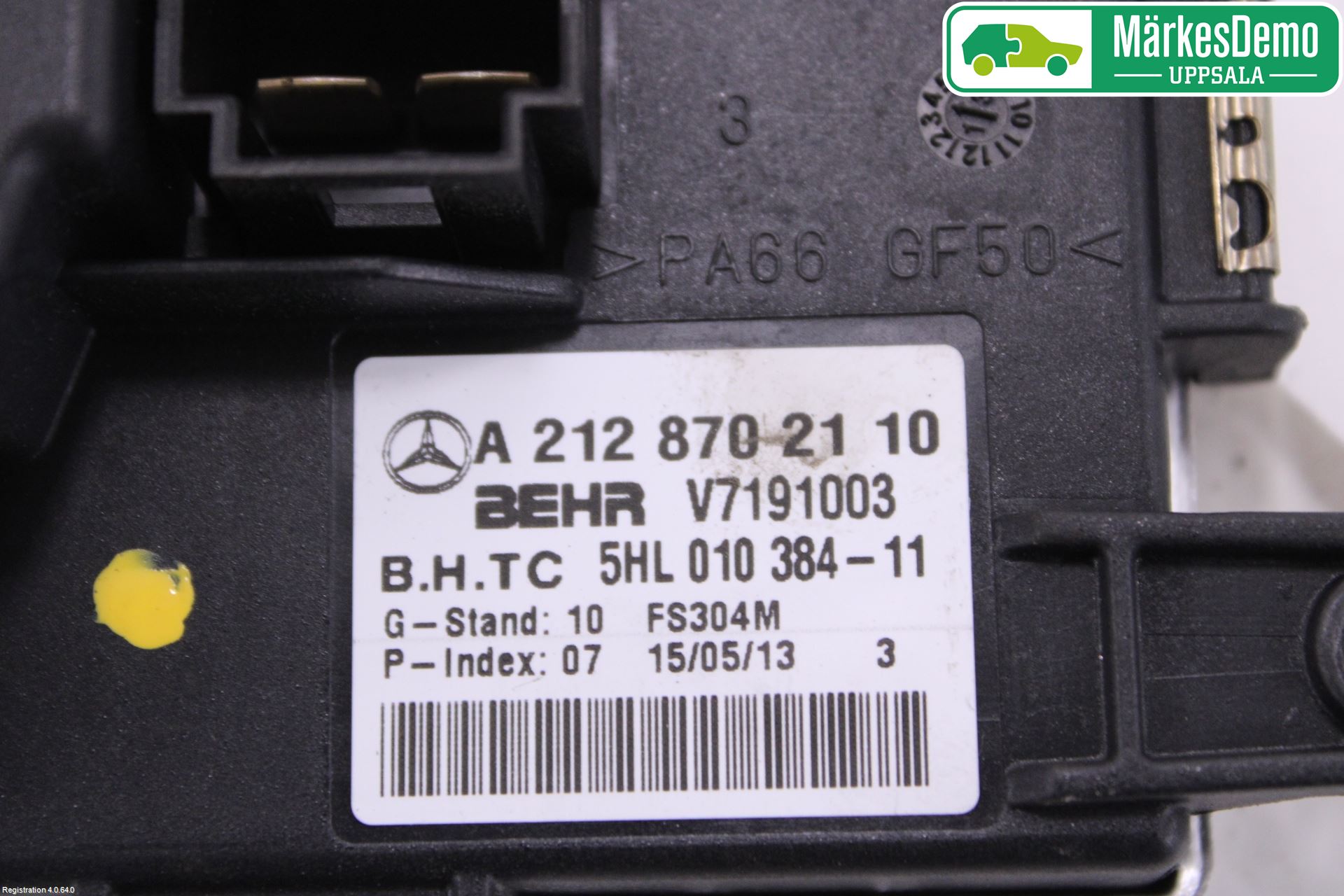 Mercedes-Benz MB C-KLASS (W204) 07-15 Värmefläktsmotstånd