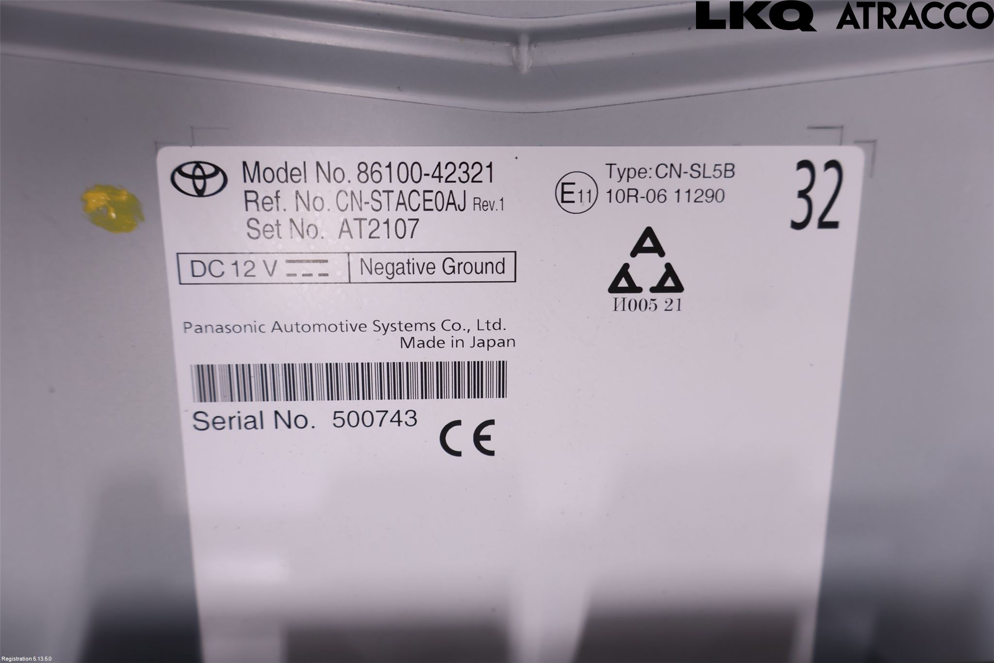 Toyota bZ4X EA10 22- Bildskärm