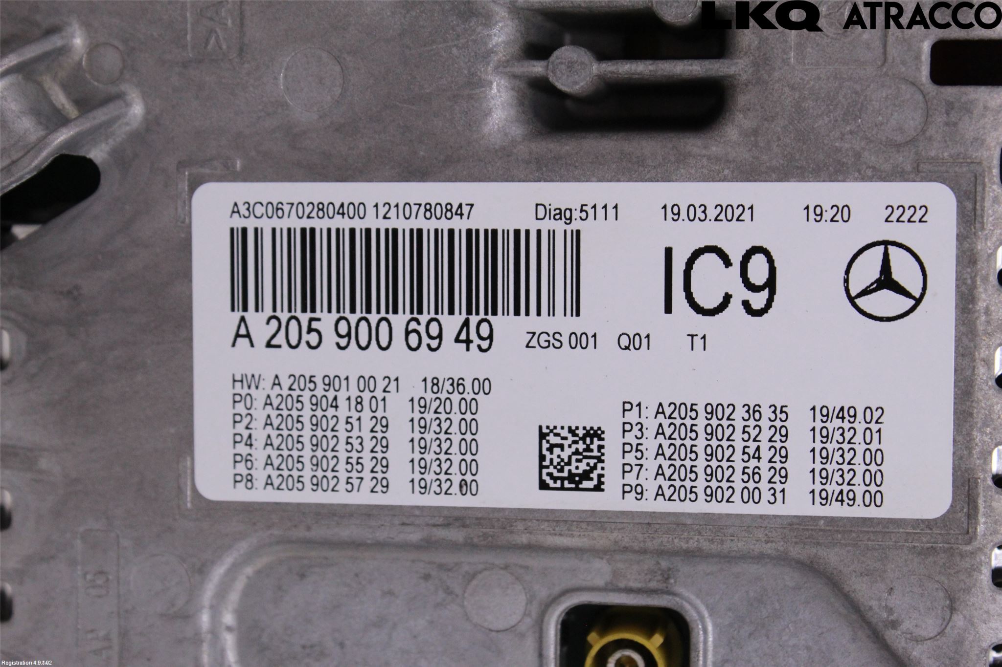 Mercedes-Benz MB GLC-KLASS (X253/C253) 15-22 Instrument Komb