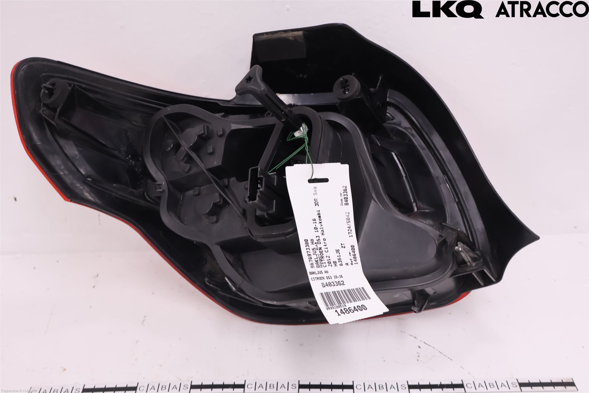 Citroen DS3 Bakljus Höger