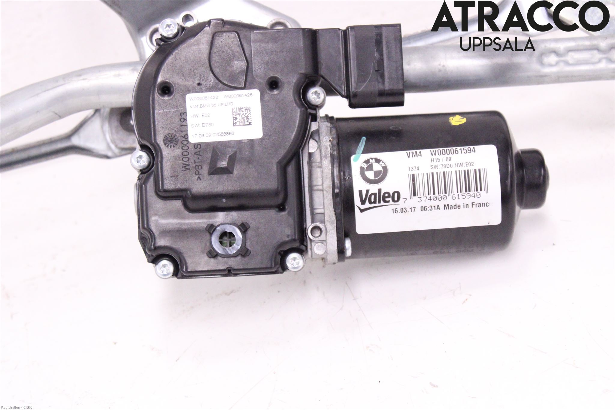 BMW 5 G30/G31/F90 17-23 Torkarmotor Vindruta