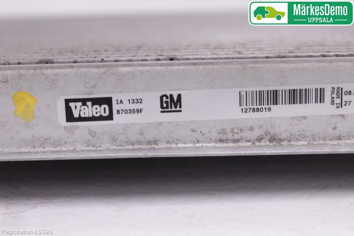 Saab 9-3 VER2/VER3 08-15 Laddluft-Intercooler Kyl