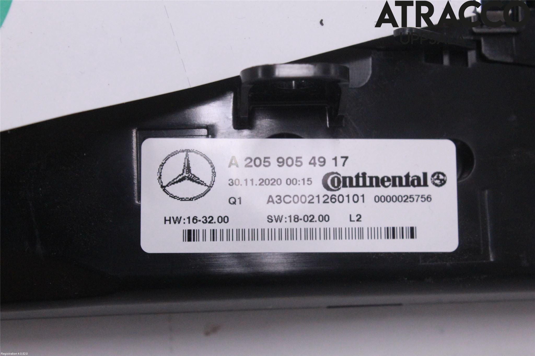 Mercedes-Benz MB EQC (N293) 20- Ac Styrenhet Ac Manöveren