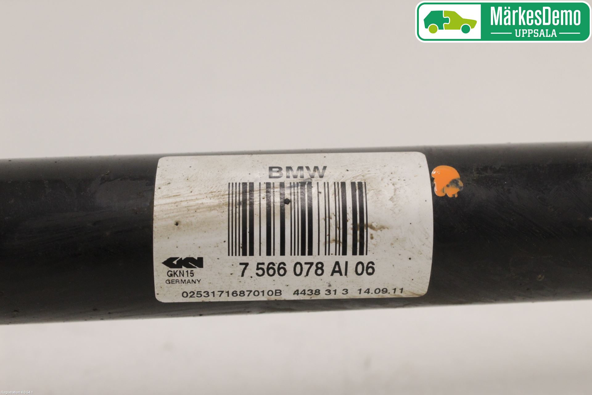 BMW 7 F01/02/03/04 09-15 Drivaxel Bak Höger