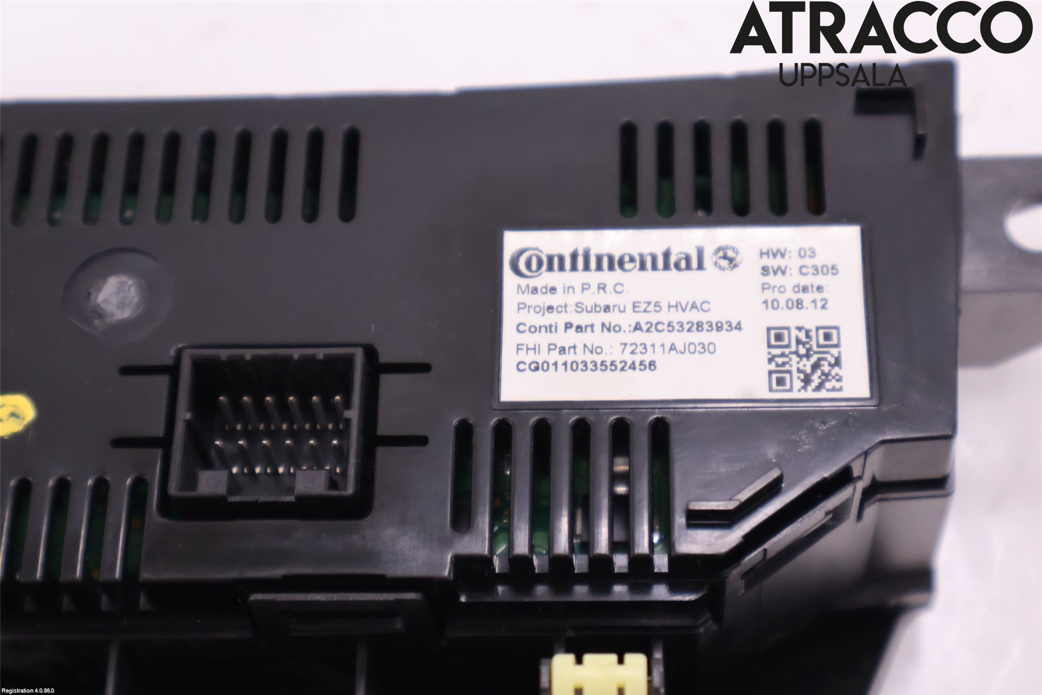 Subaru OUTBACK 10-15 Ac Styrenhet Ac Manöveren