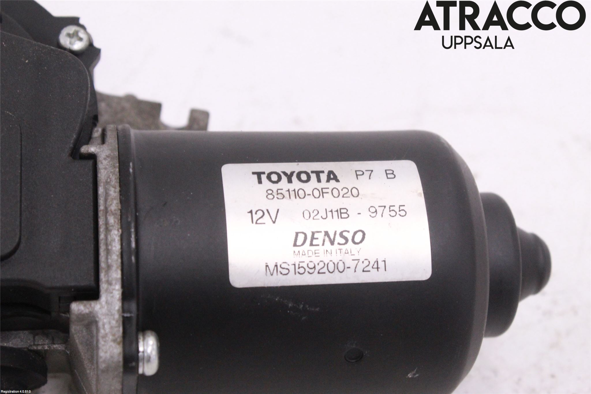 Toyota COROLLA VERSO 08-09 Torkarmotor Vindruta