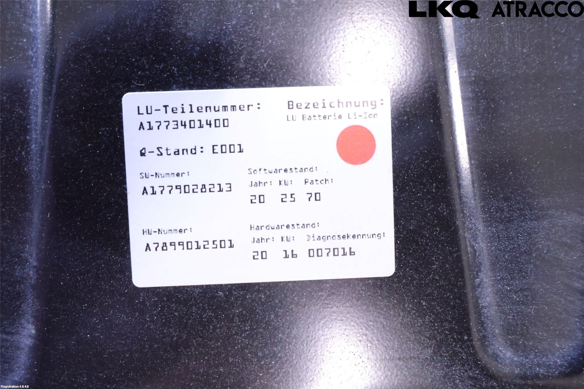 Mercedes-Benz MB A-KLASS (W177) 18- Batteri Högspänning