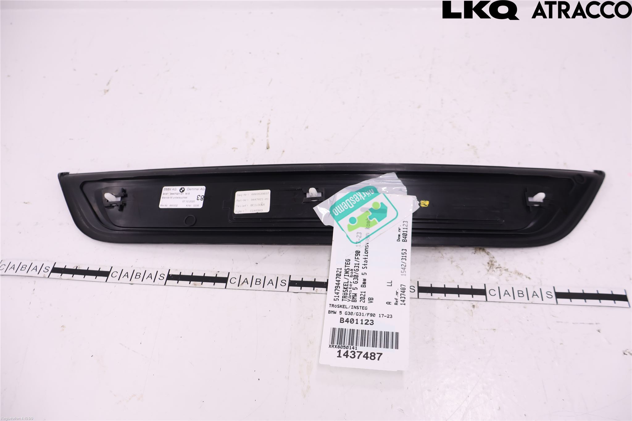 BMW 5 G30/G31/F90 17-23 Inr Tröskel-Insteg