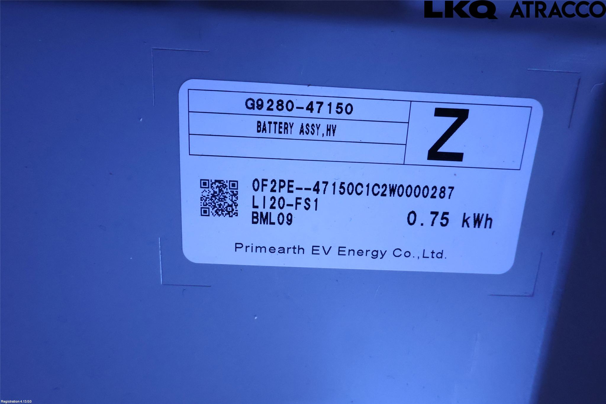 Toyota C-HR 16-23 Batteri Högspänning