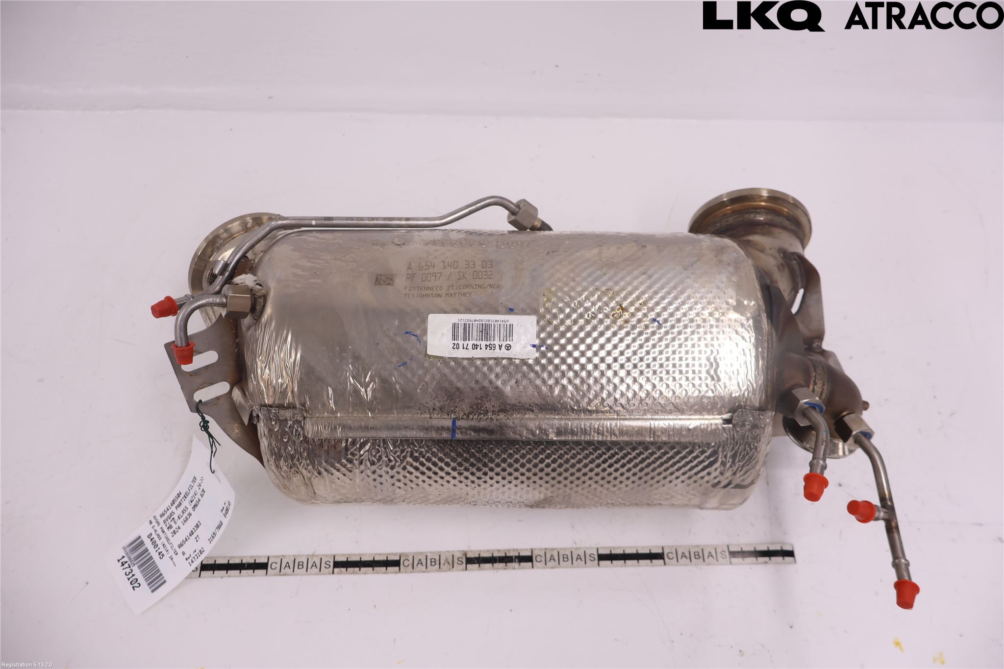 Mercedes-Benz MB E-KLASS (W214) 24- Avgas Partikelfilter