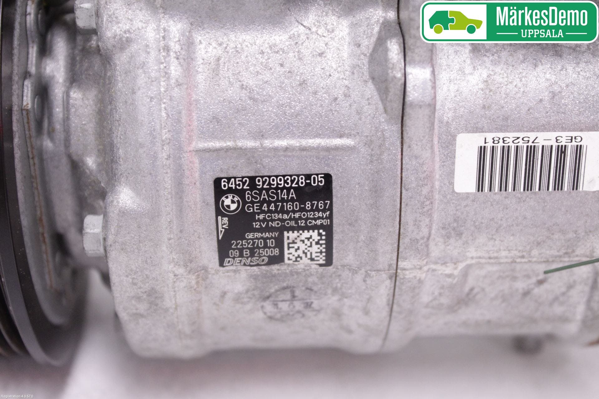 BMW 3 F30/F31/F80 12-19 Ac Kompressor