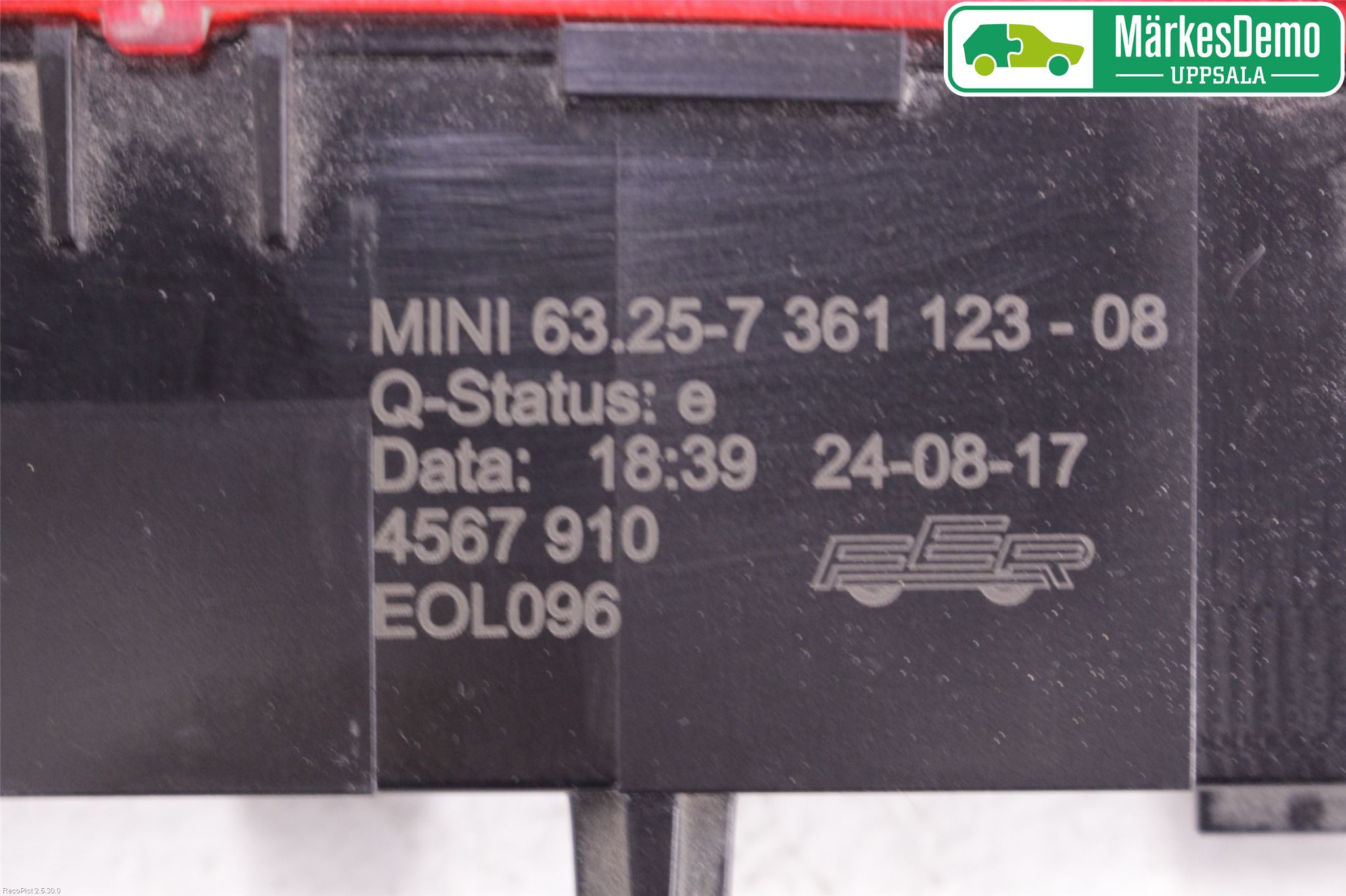 Mini COUNTRYMAN F60 17-23 Bromsljus Bakruta
