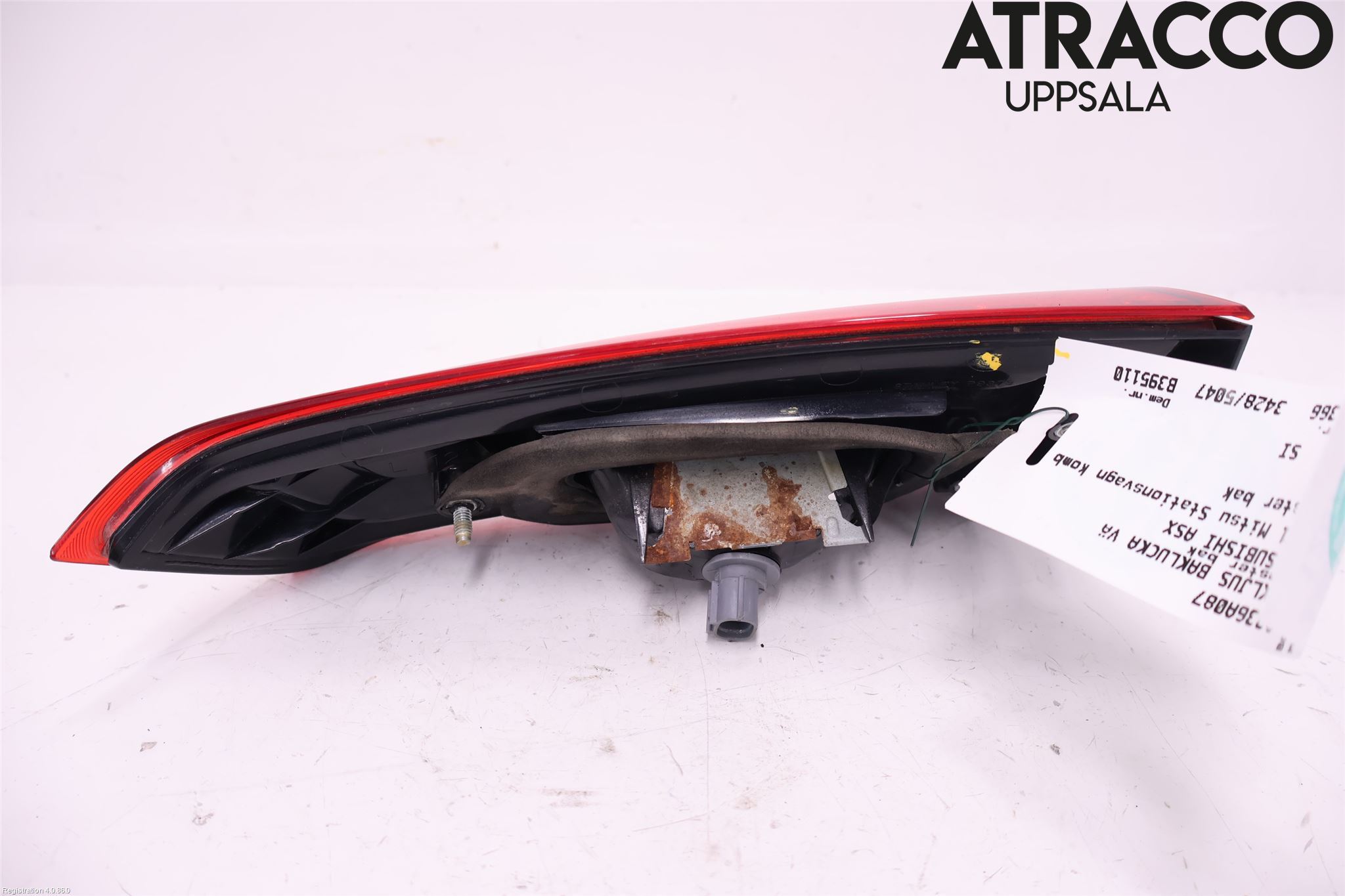 Mitsubishi ASX 10-22 Bakljus Lucka Vä