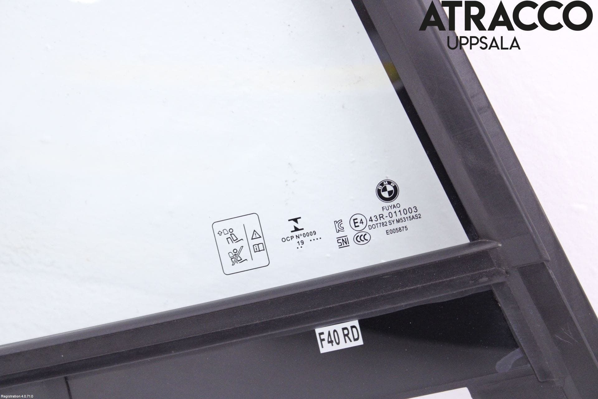 BMW 1 F40 19- Dörruta Bak Lilla Hö