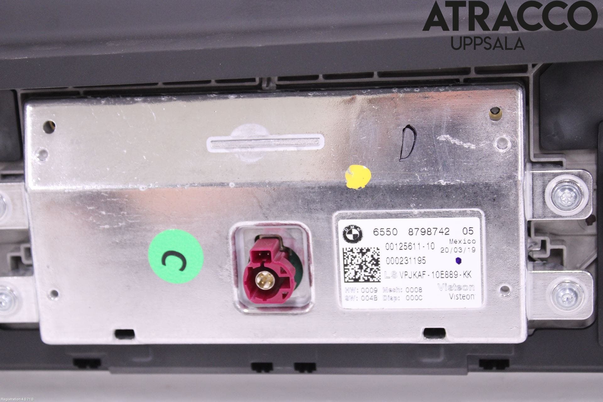 BMW 3 G20/G21/G80/G81 19- Bildskärm