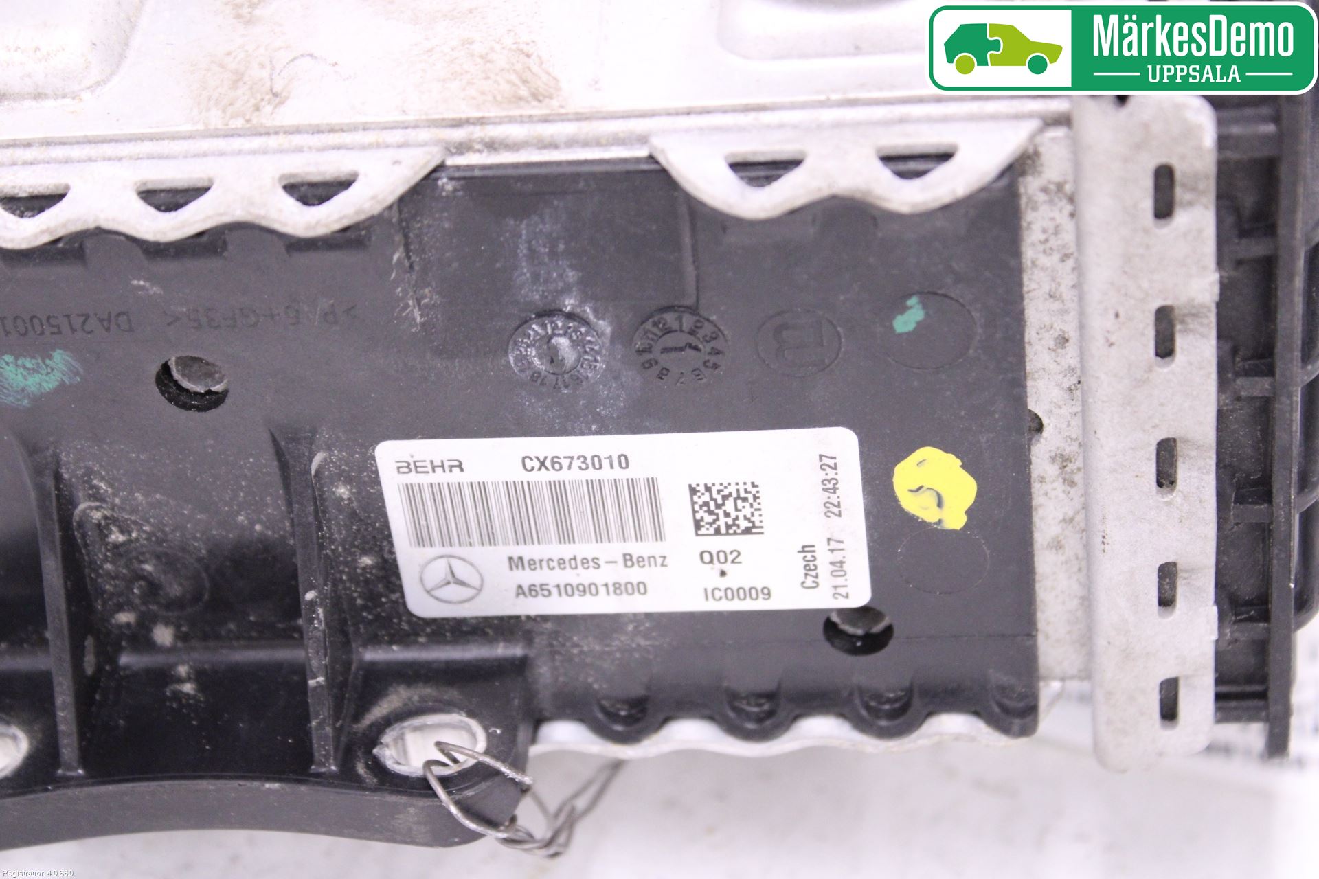 Mercedes-Benz MB C-KLASS (W205) 14-21 Laddluft-Intercooler Kyl