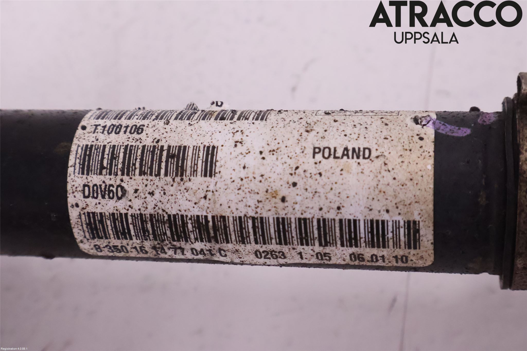 Volvo V70 08-13 Drivaxel Fram Höger