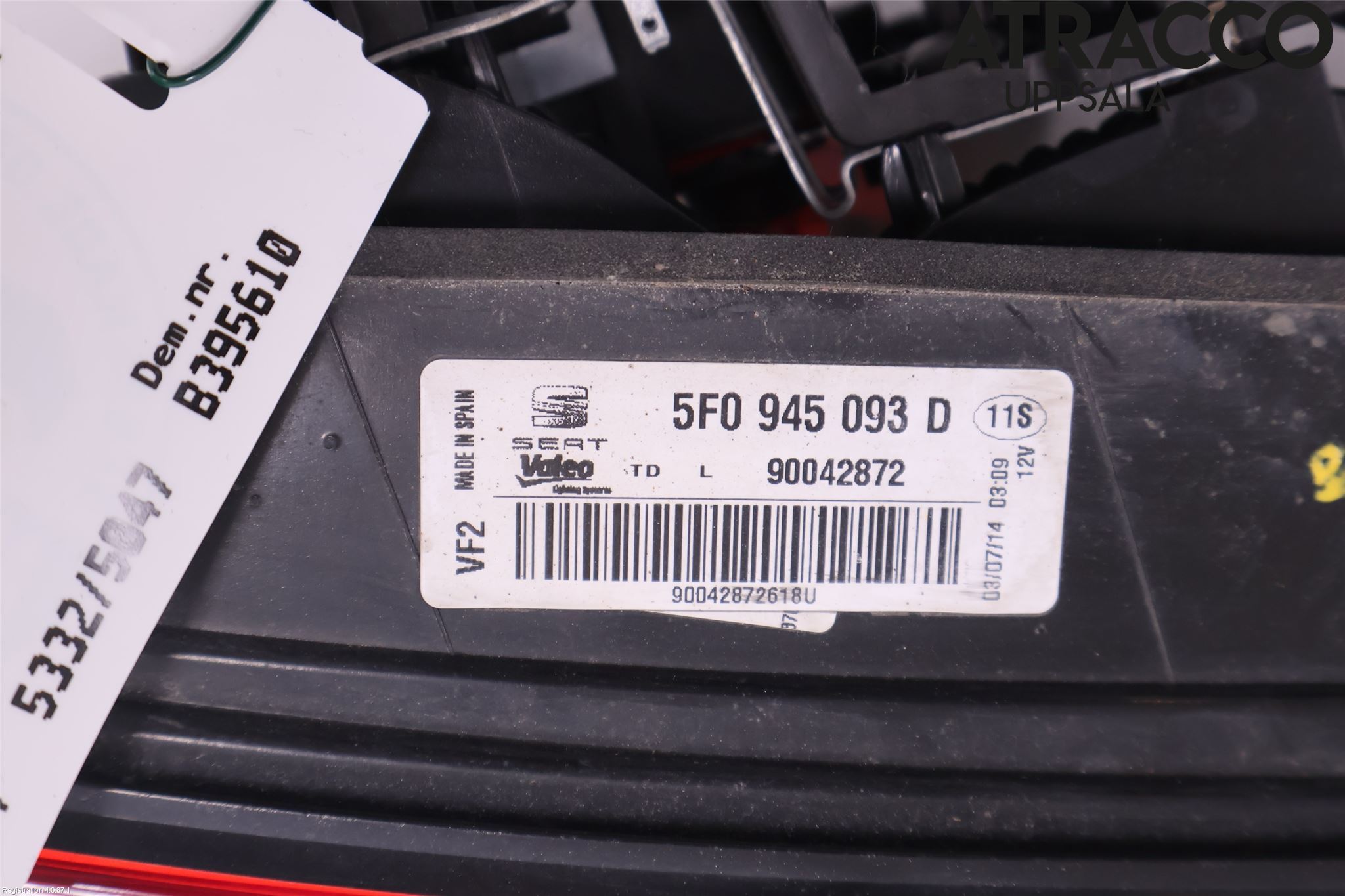 Seat LEON 13-20 Bakljus Lucka Vä